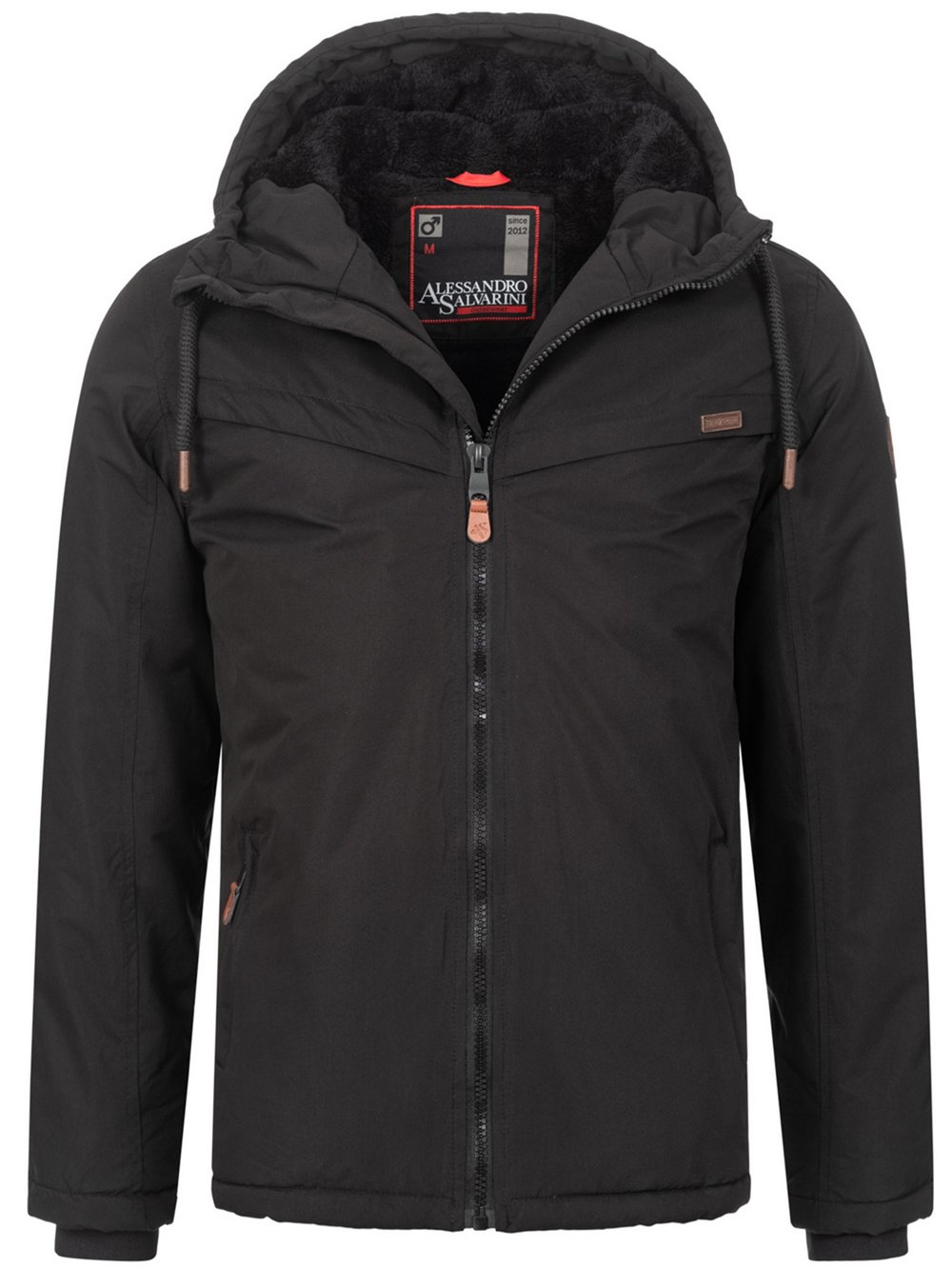 Alessandro Salvarini Winterjacke  Herren schwarz, L