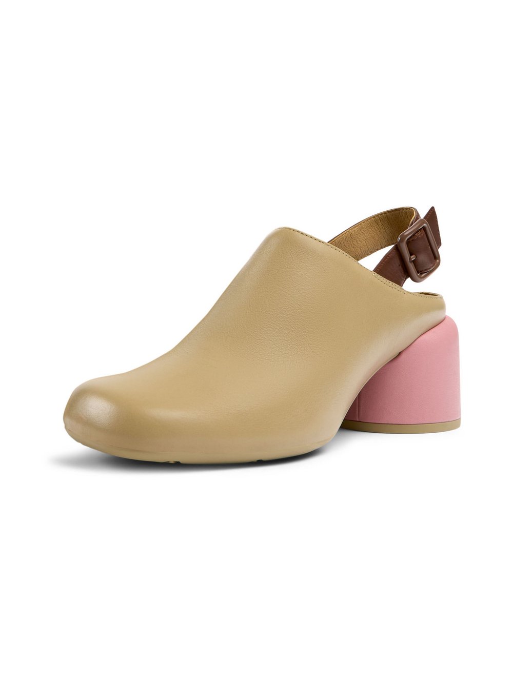 Camper Mules Damen Leder beige, 37