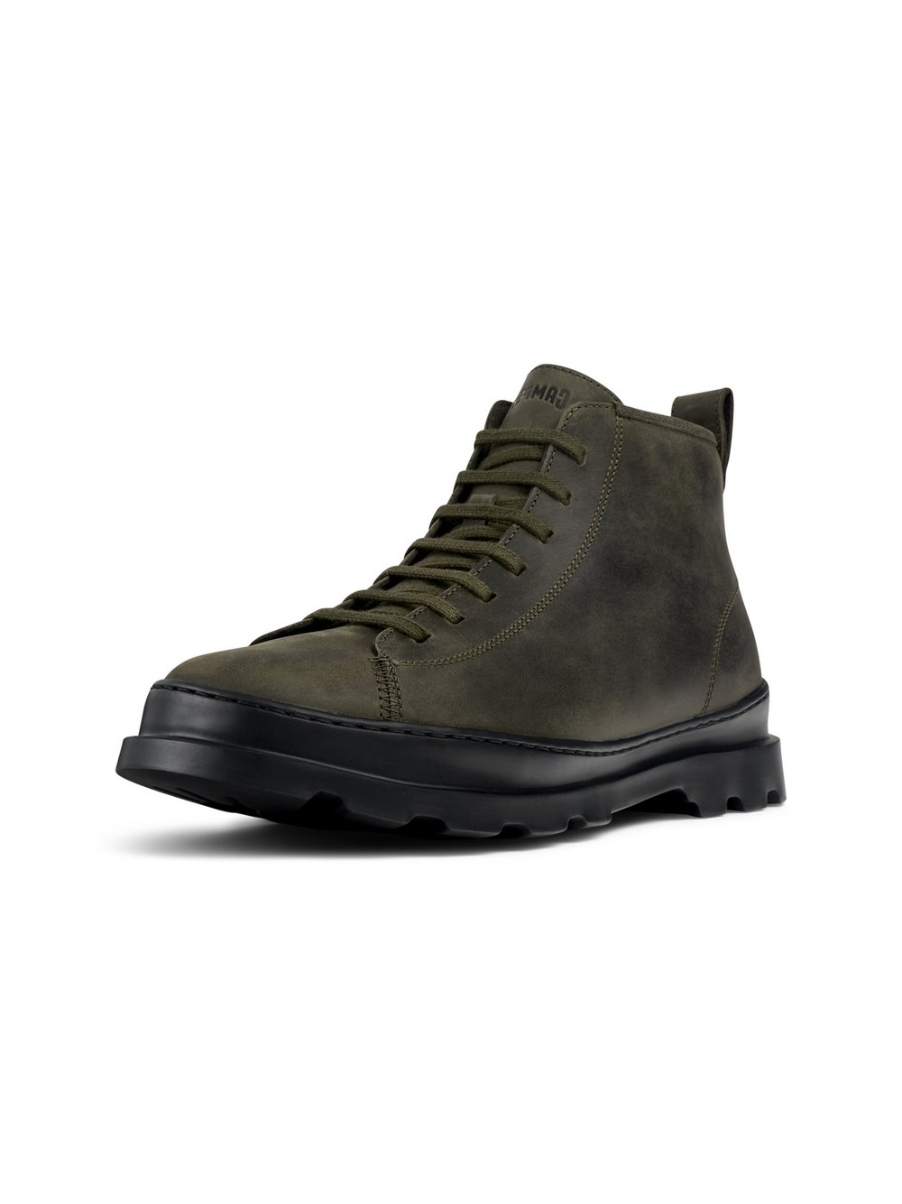 Camper Stiefeletten Herren Leder grün, 40