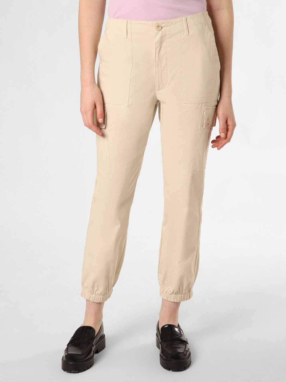 Franco Callegari Hose Damen Baumwolle beige, 40