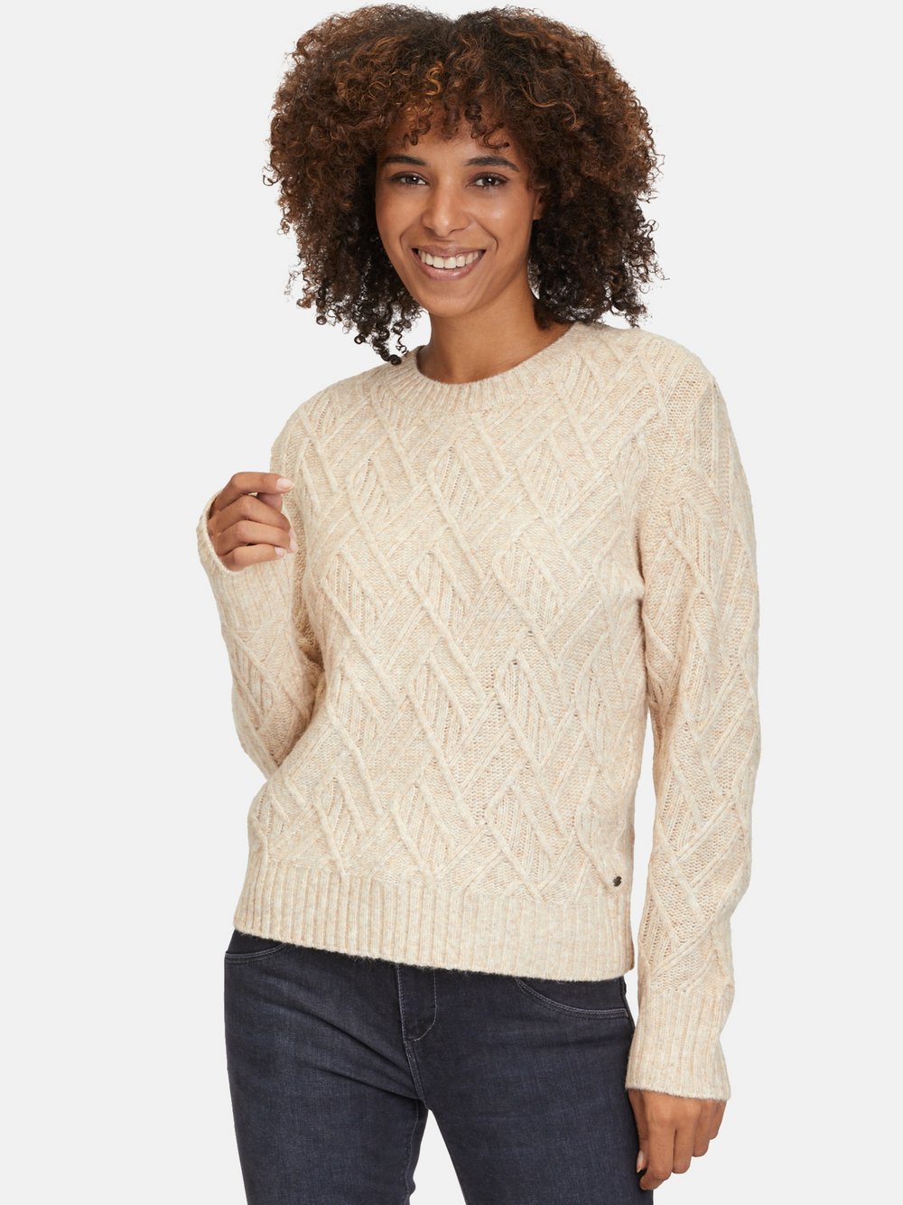 Betty & Co Strickpullover Damen Polyamid beige, 44