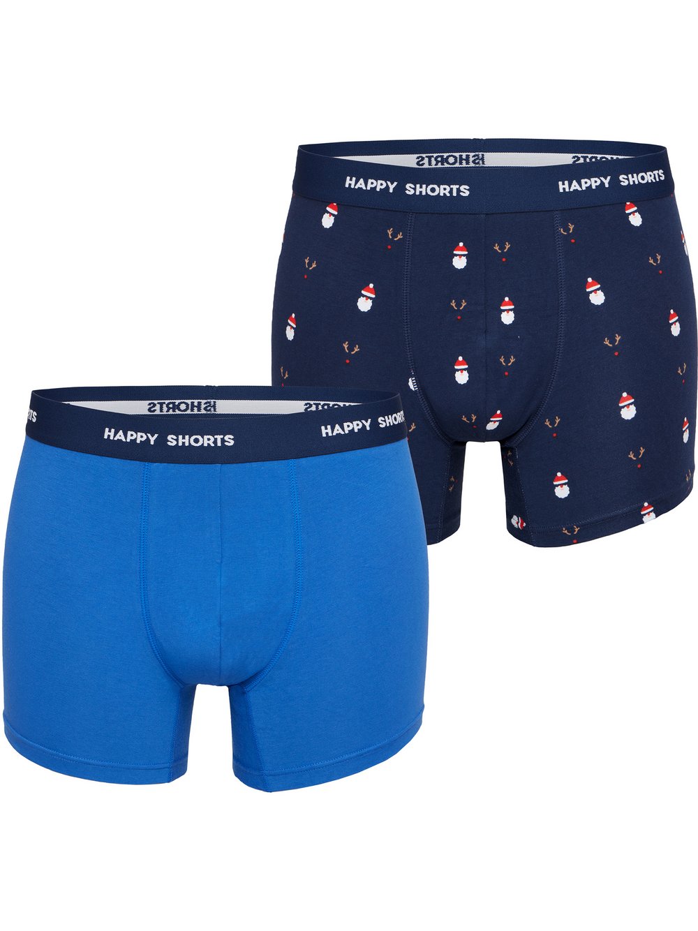 HAPPY SHORTS Retro Pants  Herren Jersey blau bedruckt, XXL