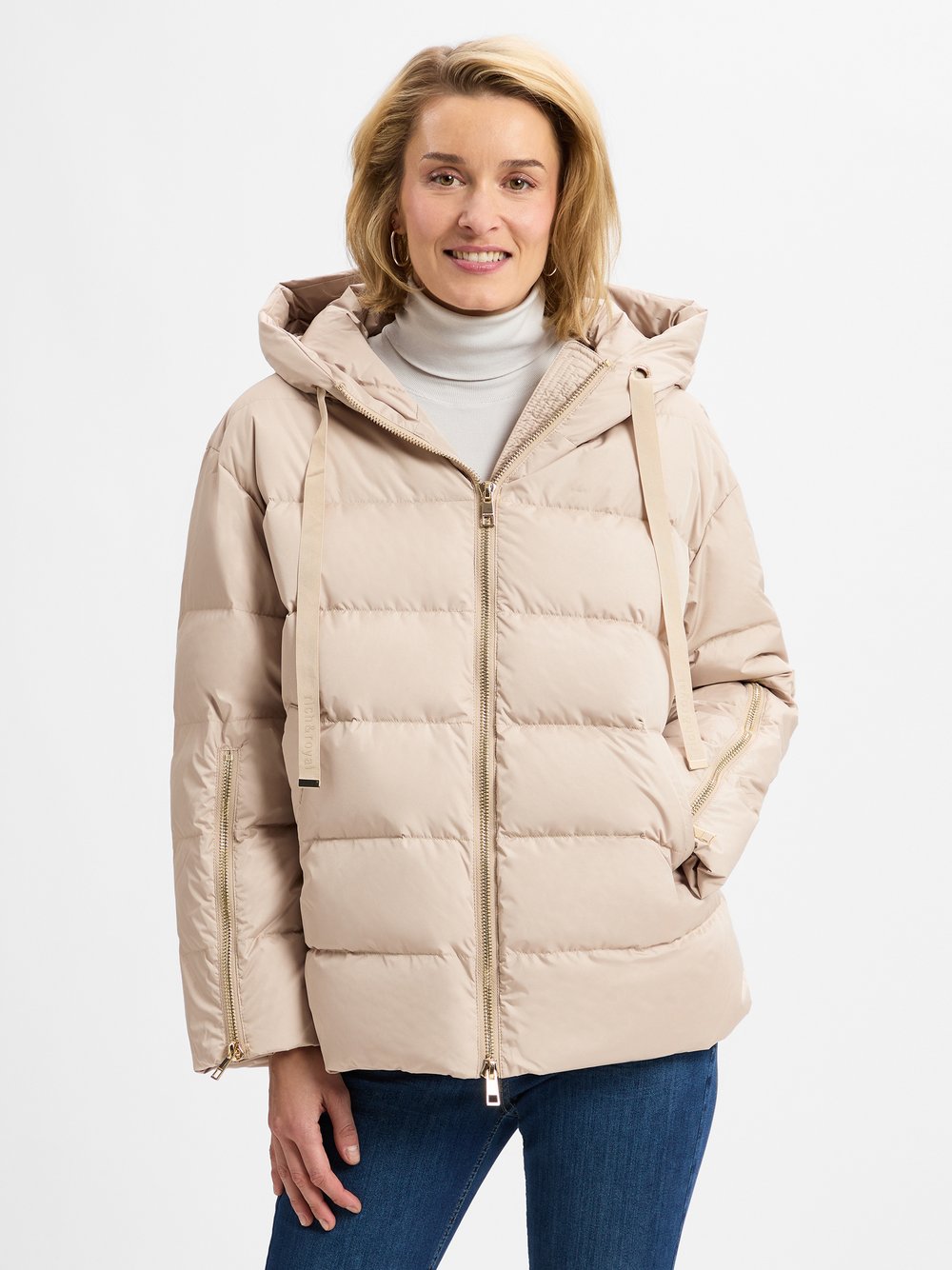 Rich & Royal Daunenjacke Damen beige, 40