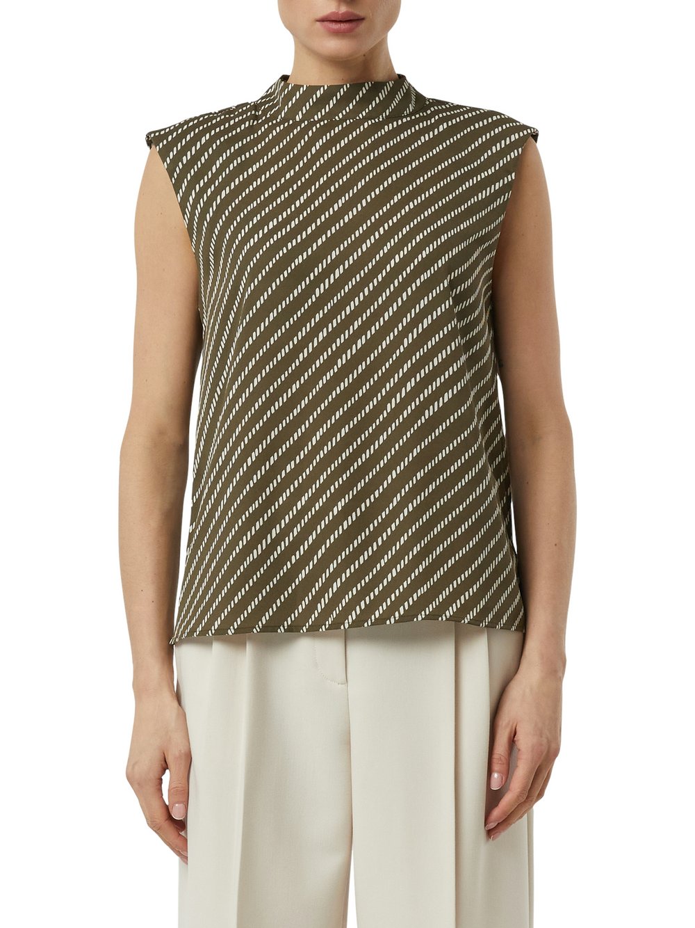 comma Blusentop Damen mehrfarbig gemustert, 38