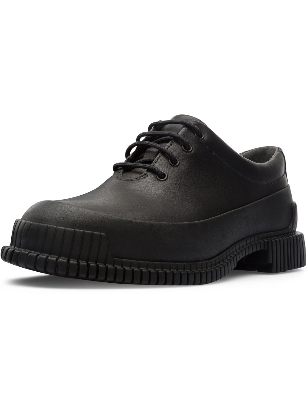 Thumbnail - Camper Schnürschuhe Damen Leder schwarz, 38