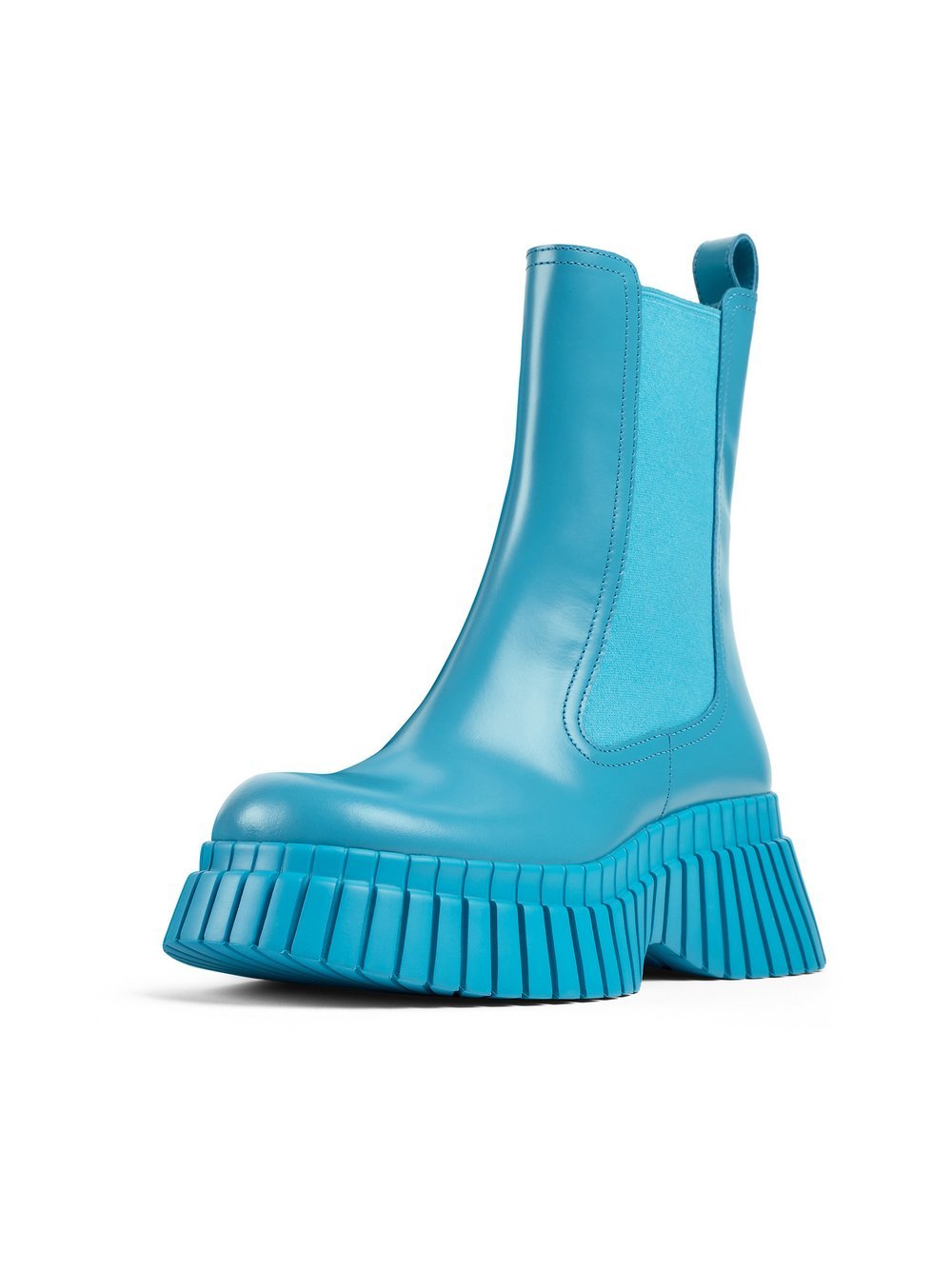 Camper Stiefeletten Damen Leder blau, 39