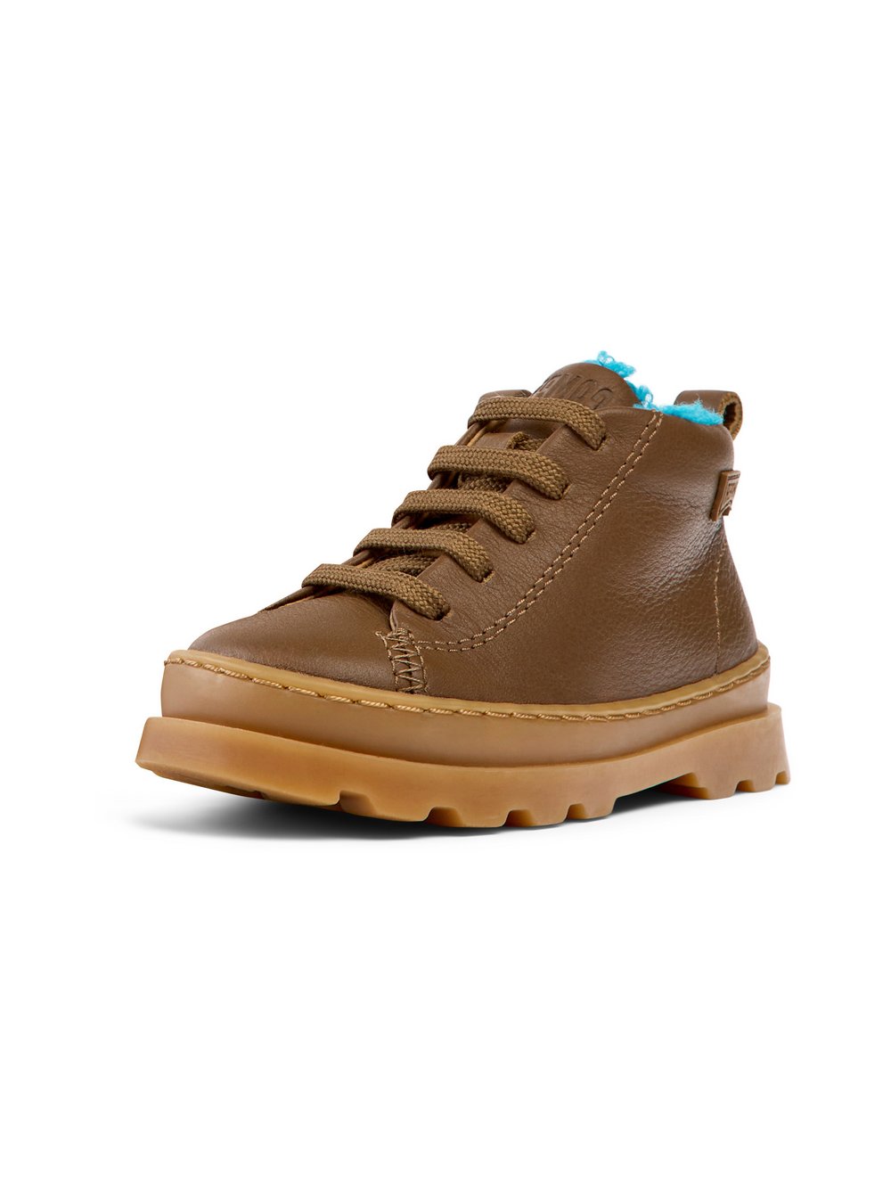 Camper Stiefeletten Kinder Leder braun, 23