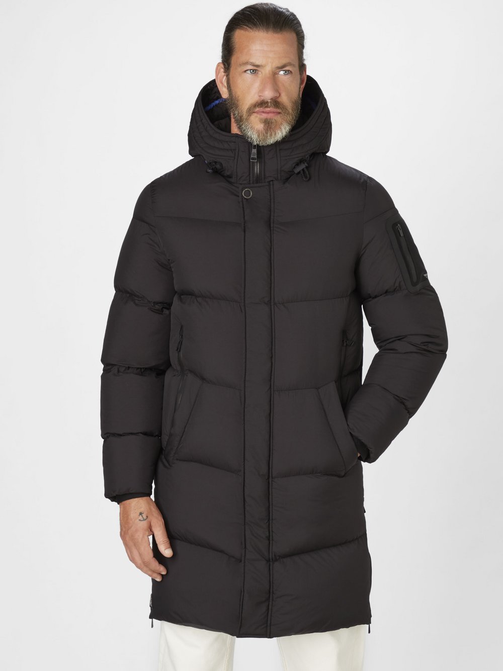 TRIBECA Parka Herren Polyamid schwarz, XL