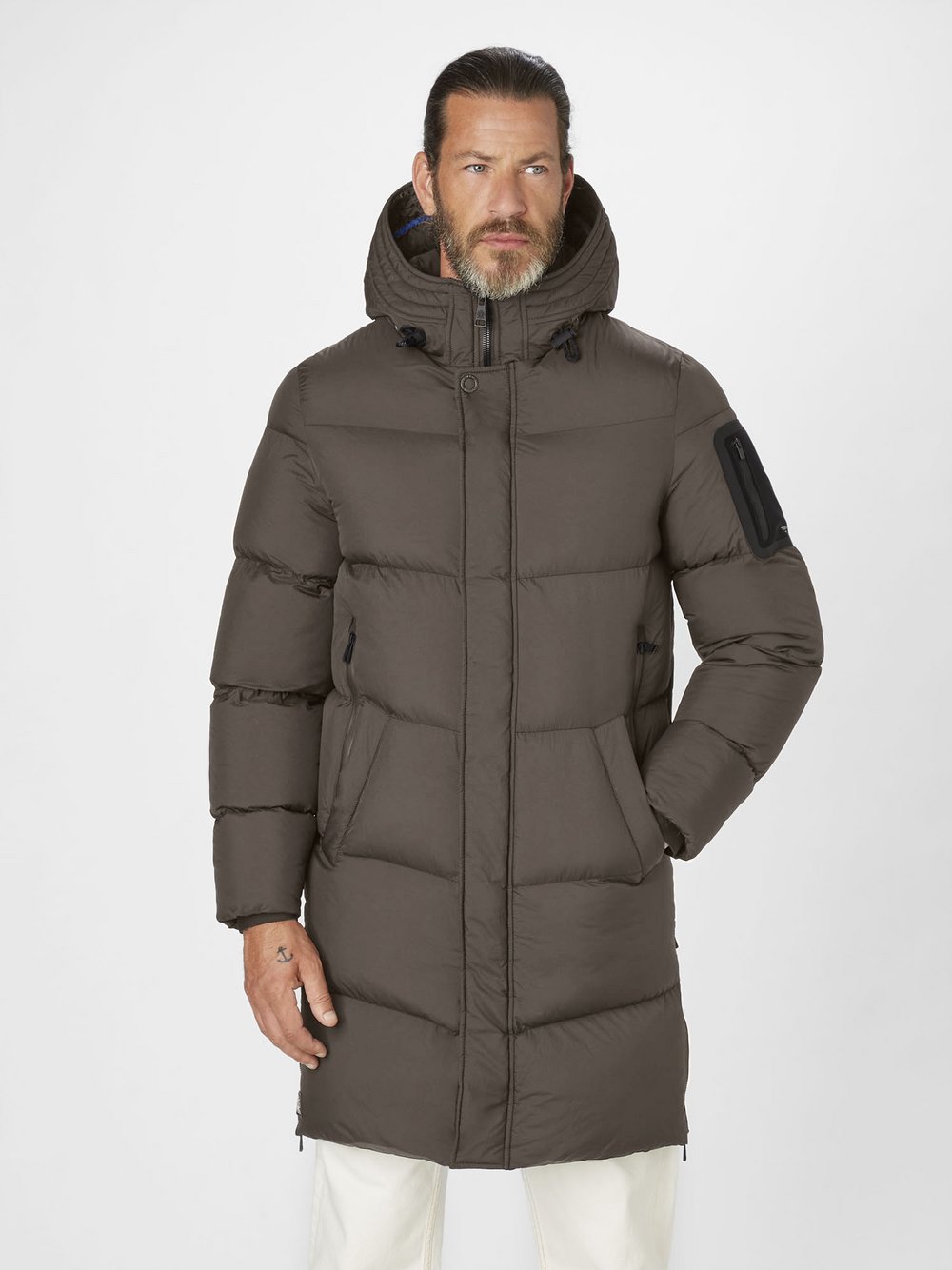 TRIBECA Parka Herren Polyamid grün, XL