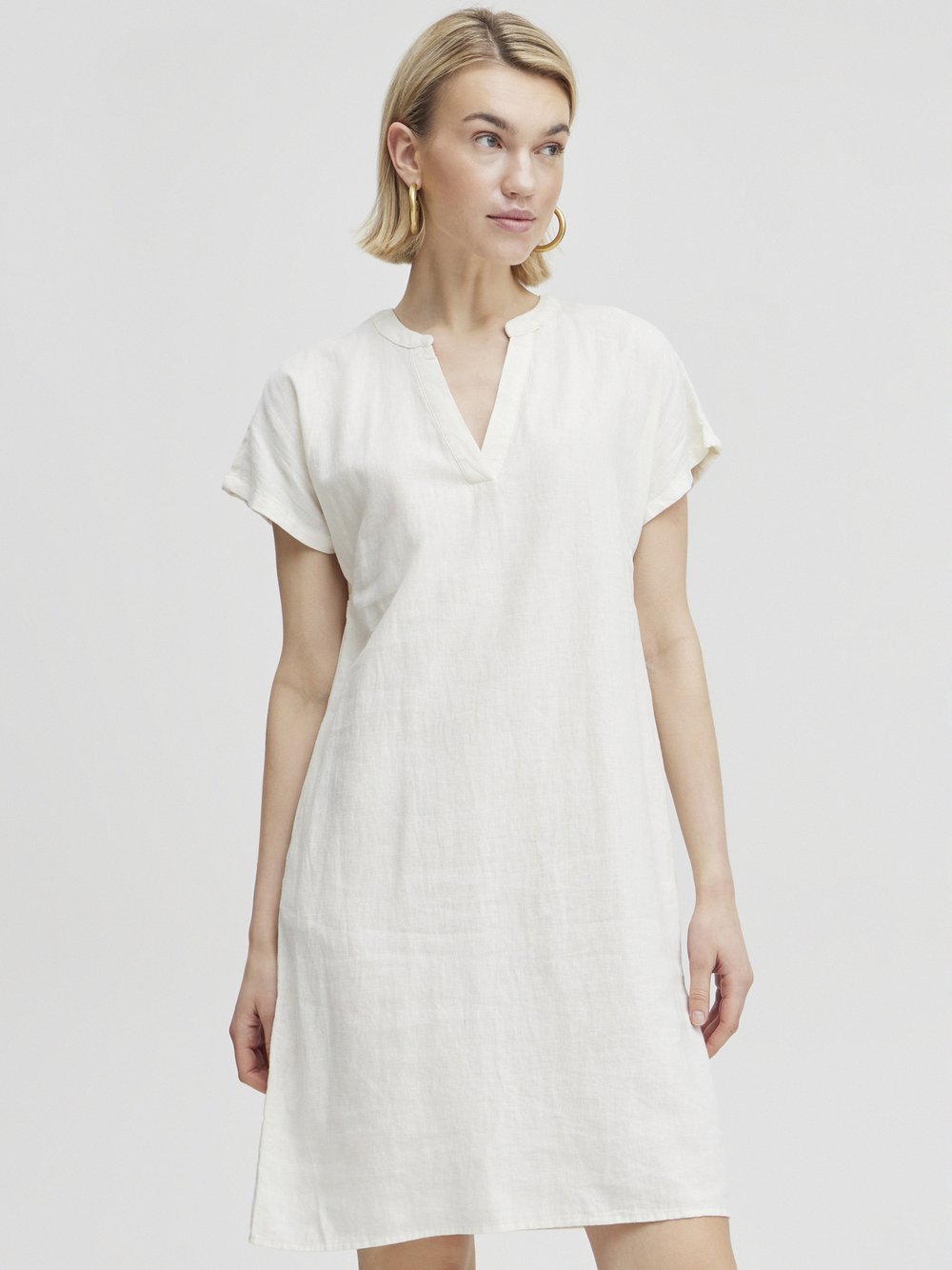 B.Young Sommerkleid Damen weiß, 40