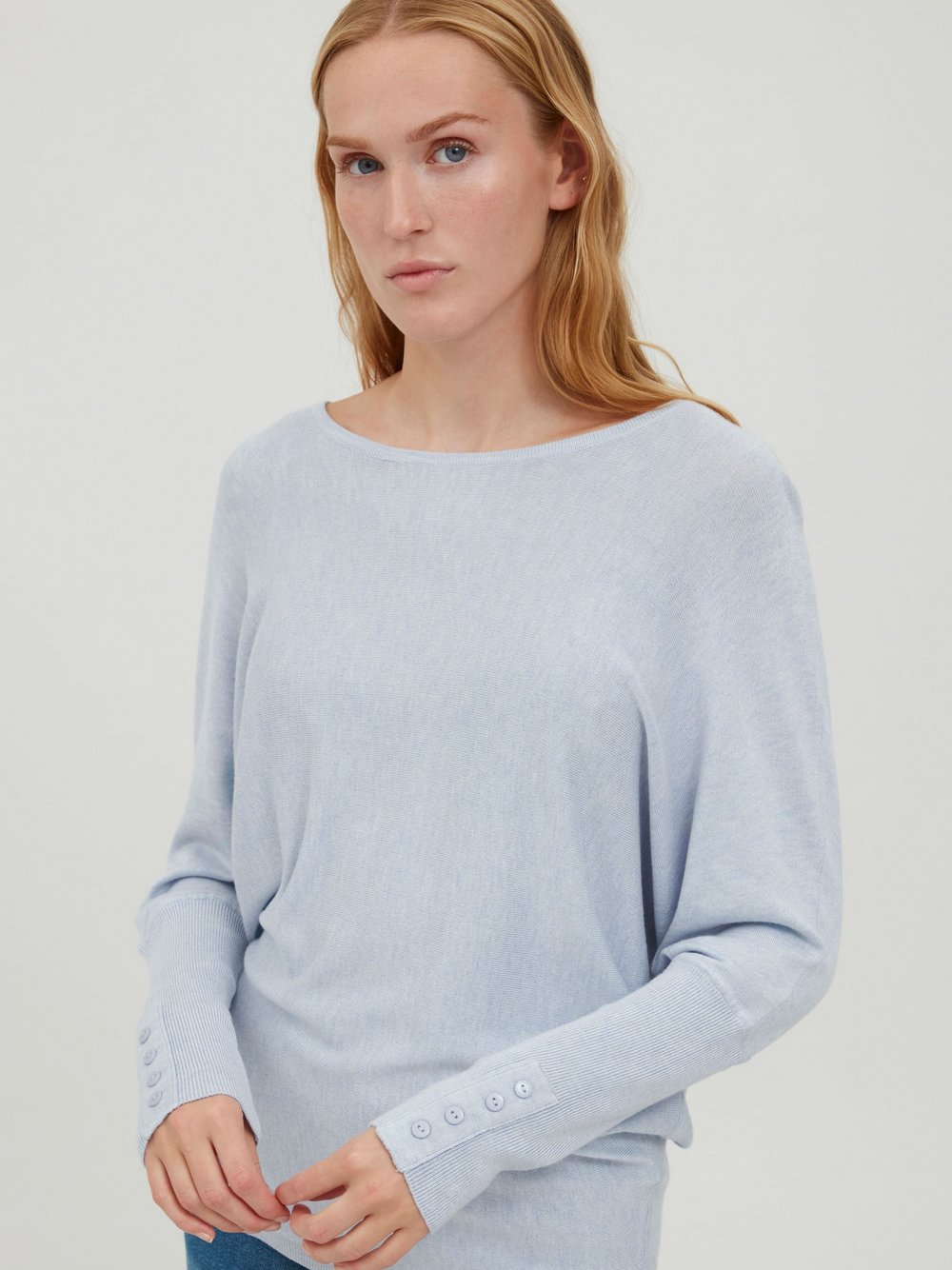 B.Young Strickpullover Damen blau, M