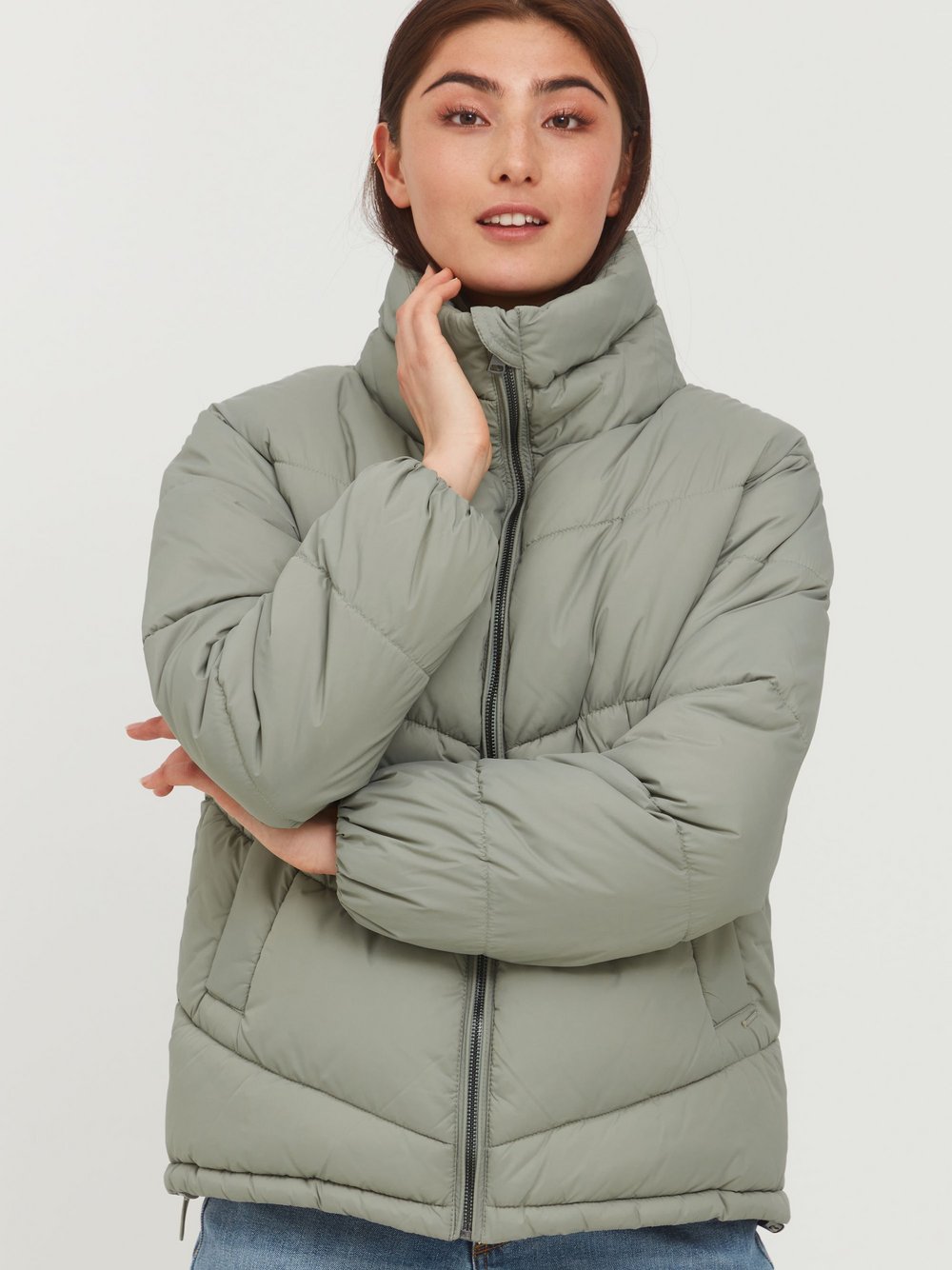 B.Young Steppjacke Damen grün, 44