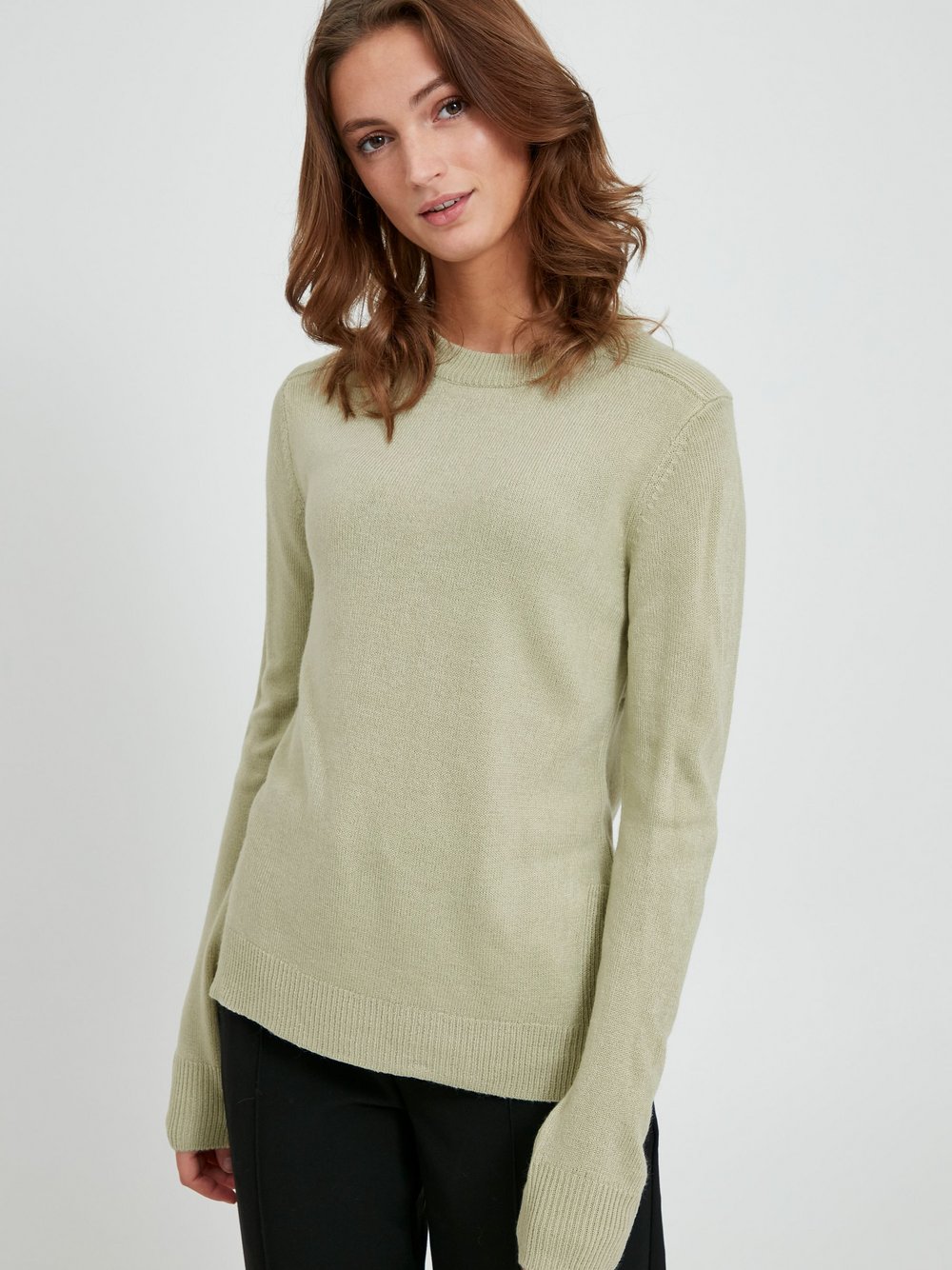 B.Young Strickpullover Damen grün, L