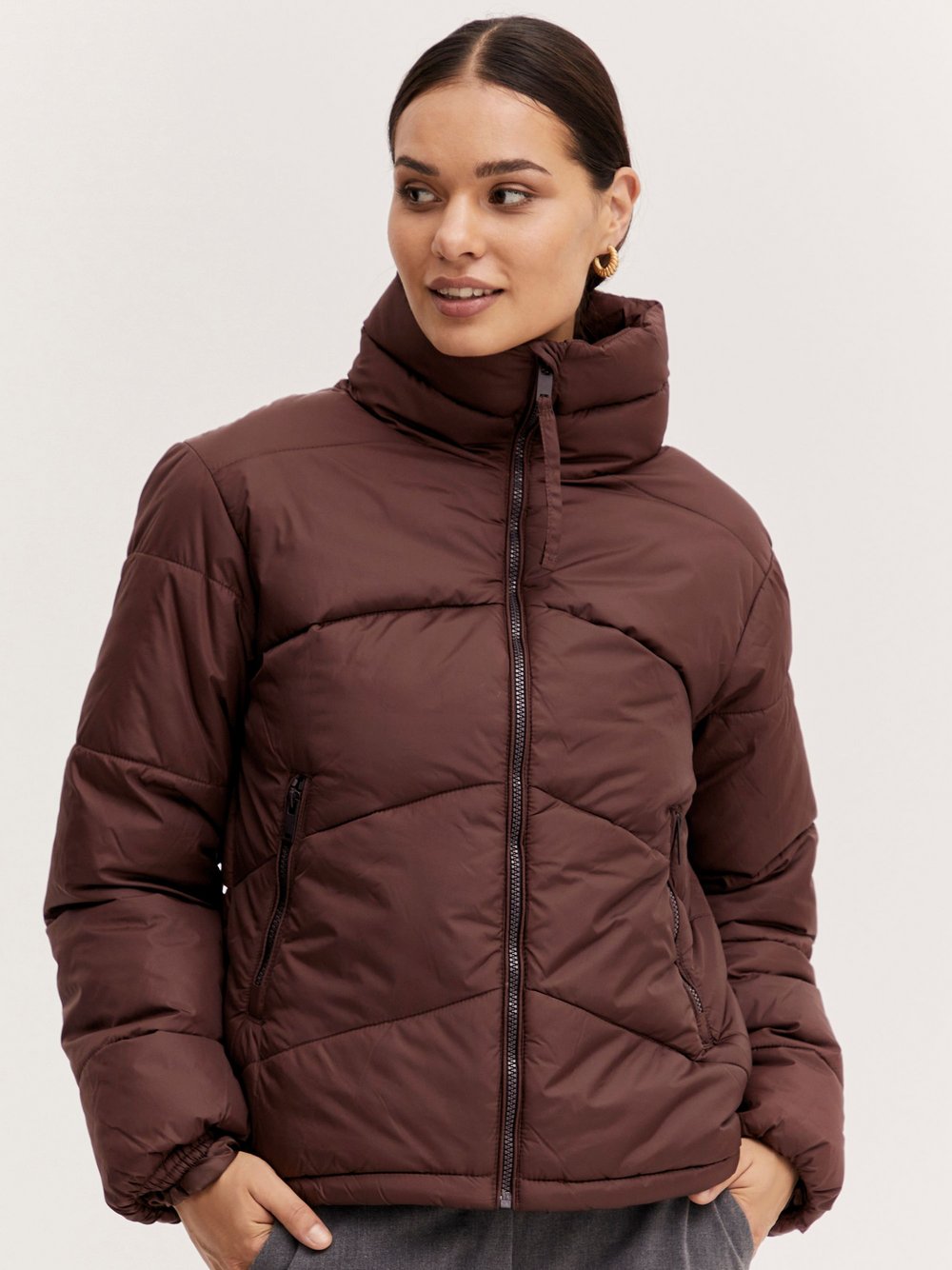 B.Young Steppjacke Damen braun, 36