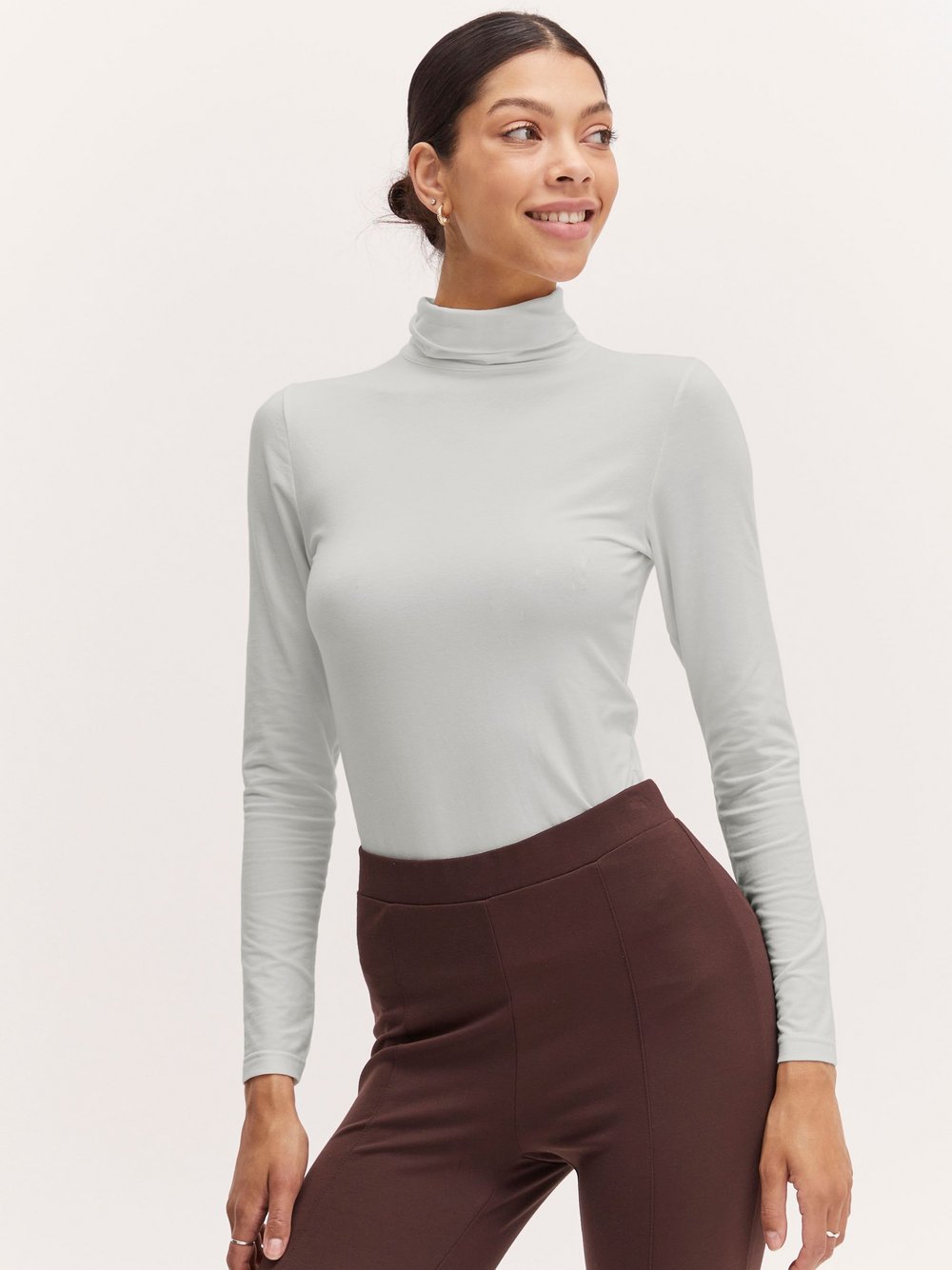 B.Young Longsleeve Damen weiß, XXL