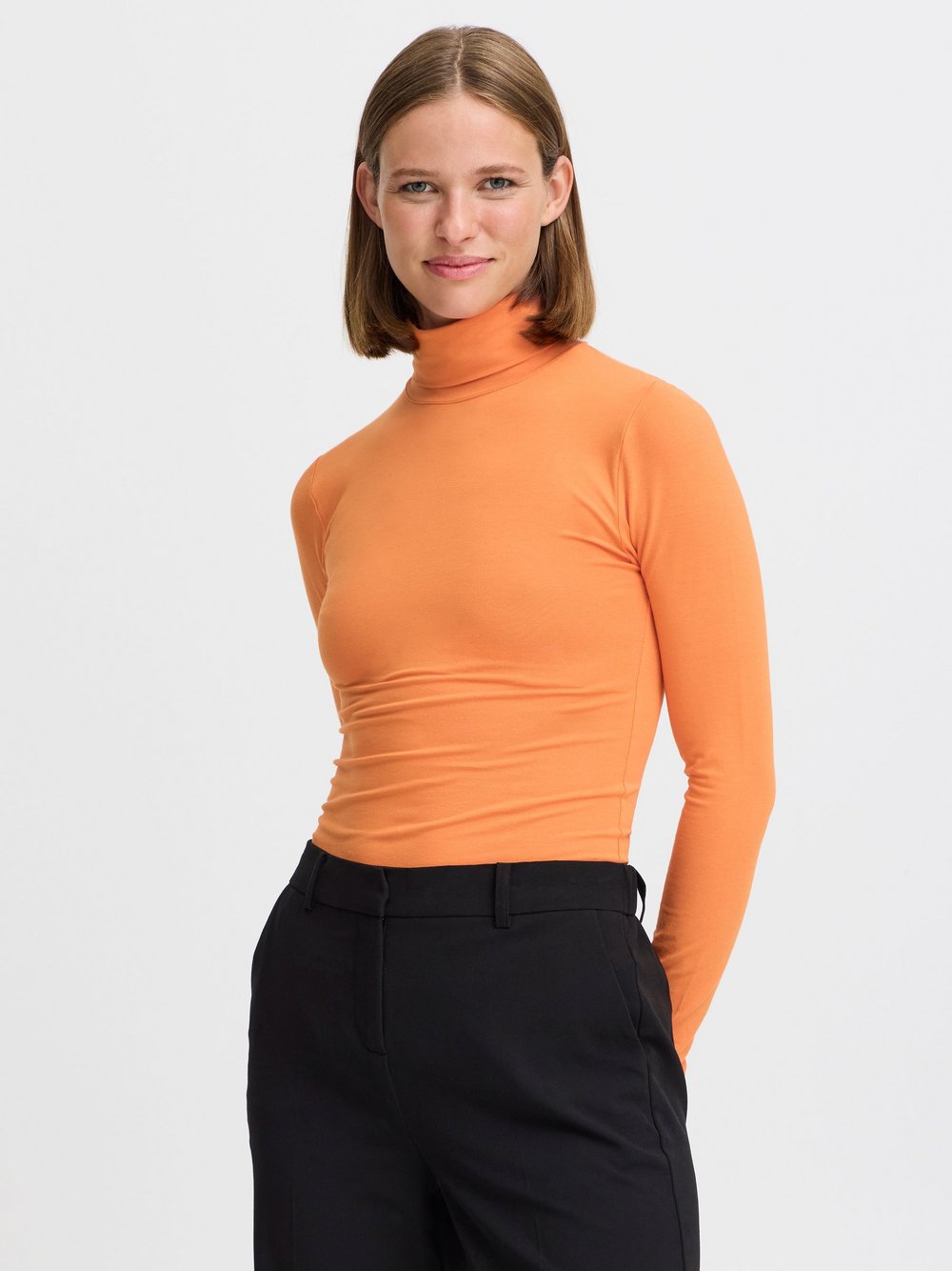 B.Young Longsleeve Damen orange, XL