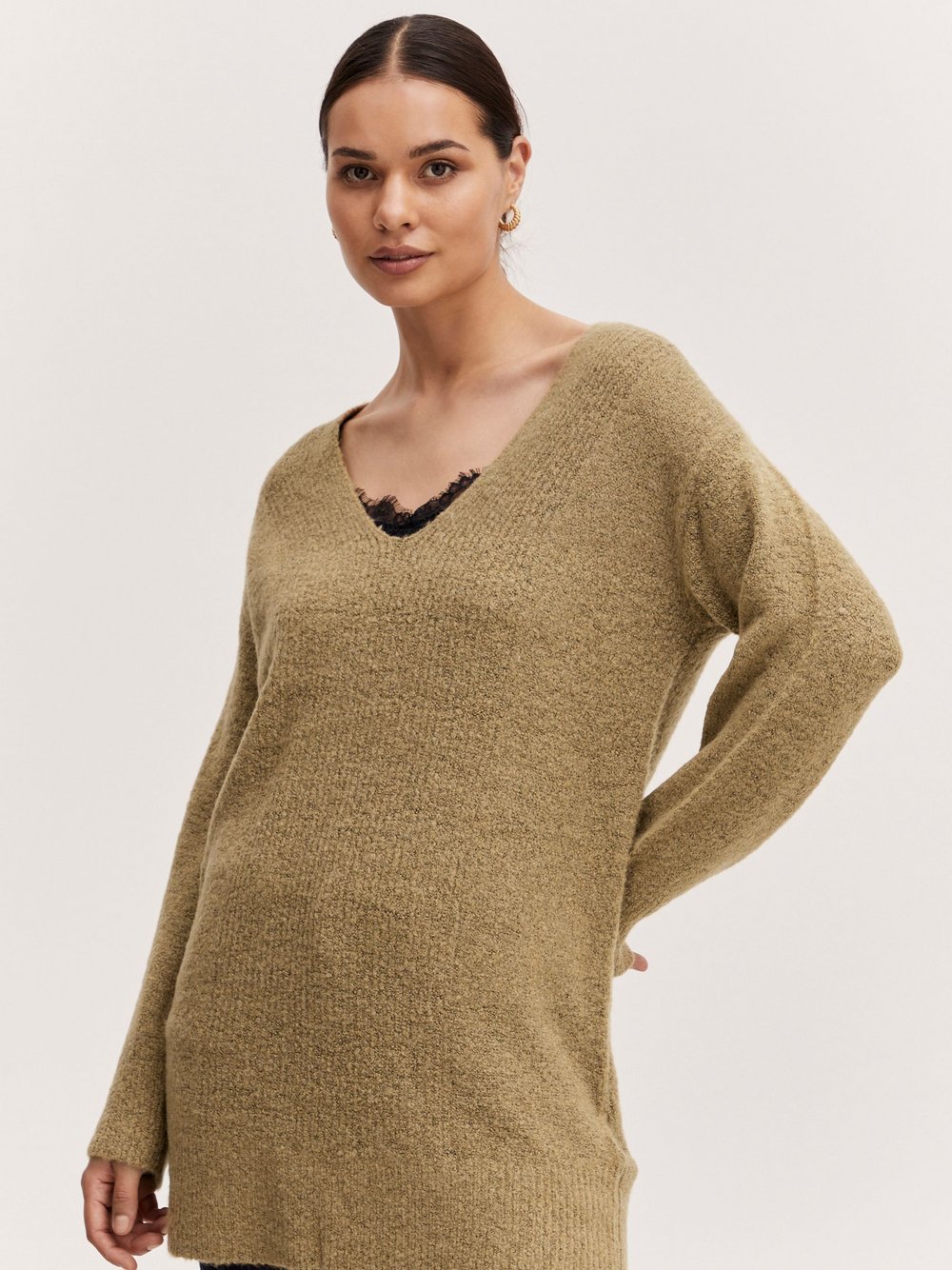 B.Young Strickpullover Damen braun, L