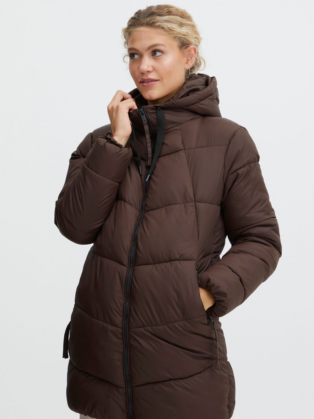 B.Young Steppjacke Damen Polyamid braun, 40