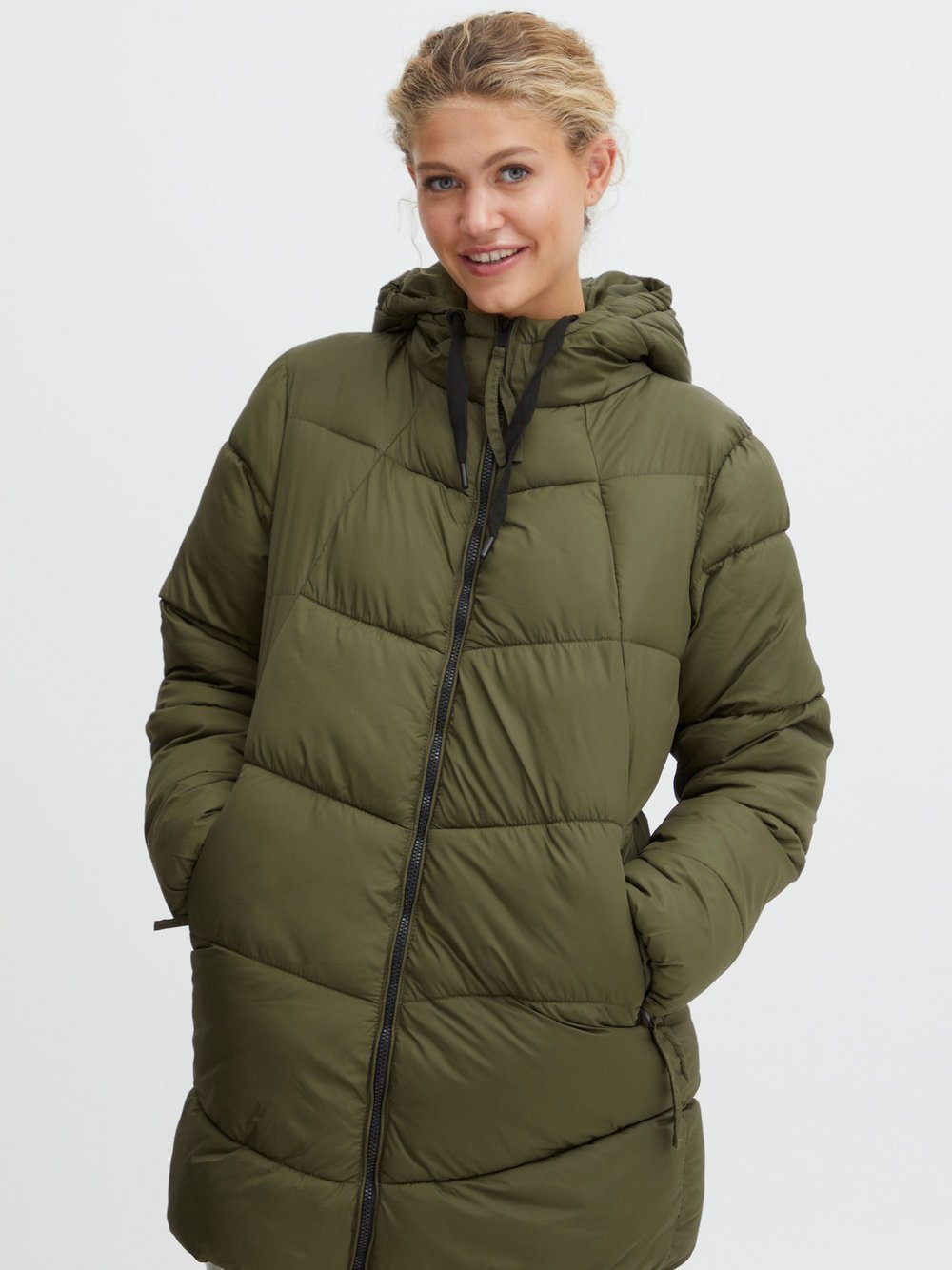 B.Young Steppjacke Damen Polyamid grün, 36