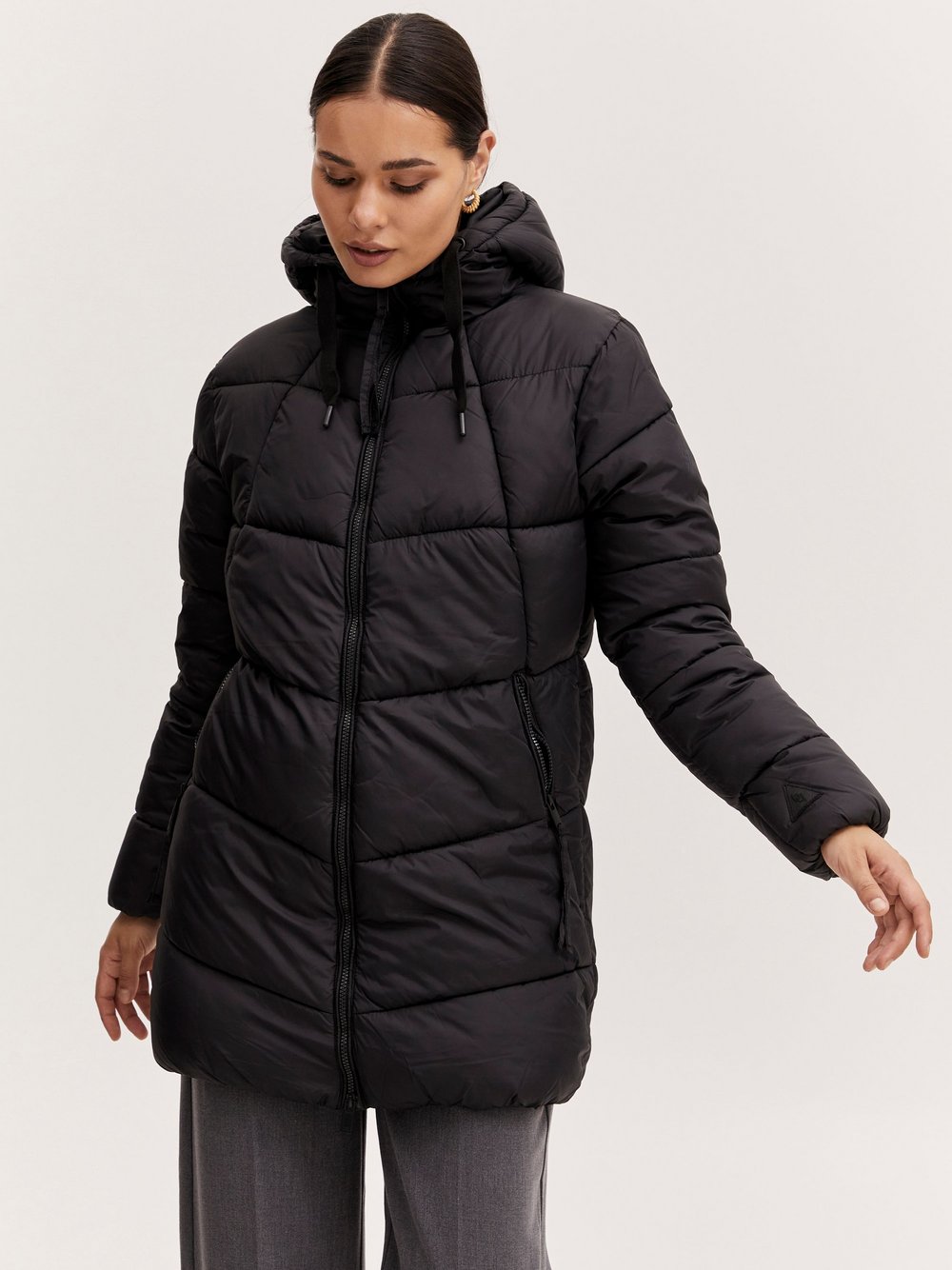 B.Young Steppjacke Damen Polyamid schwarz, 40