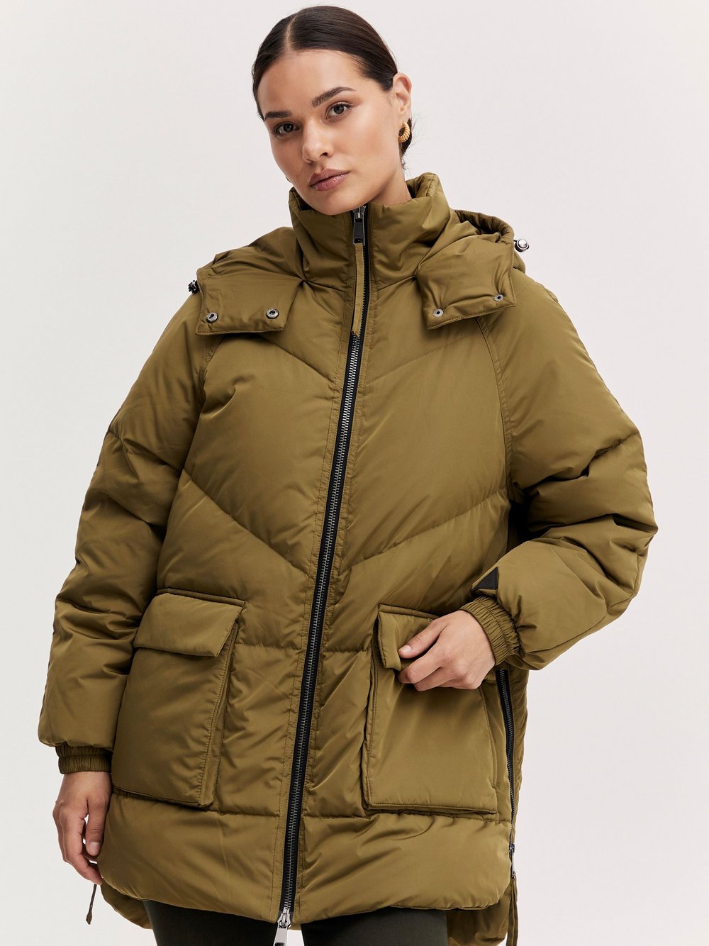 B.Young Winterjacke Damen grün, 44