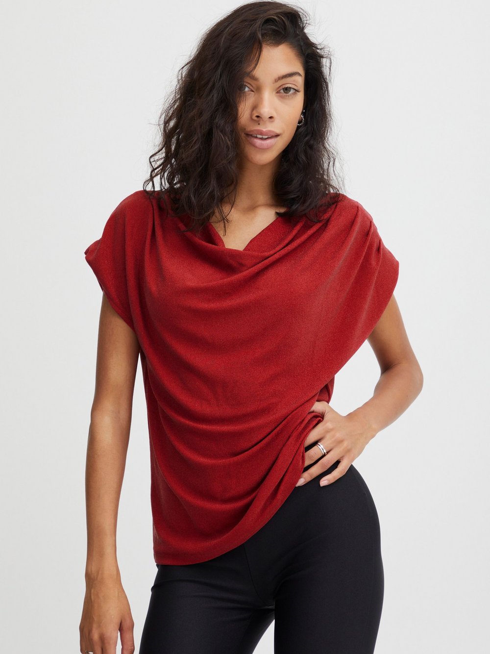 B.Young T-Shirt Damen rot, S