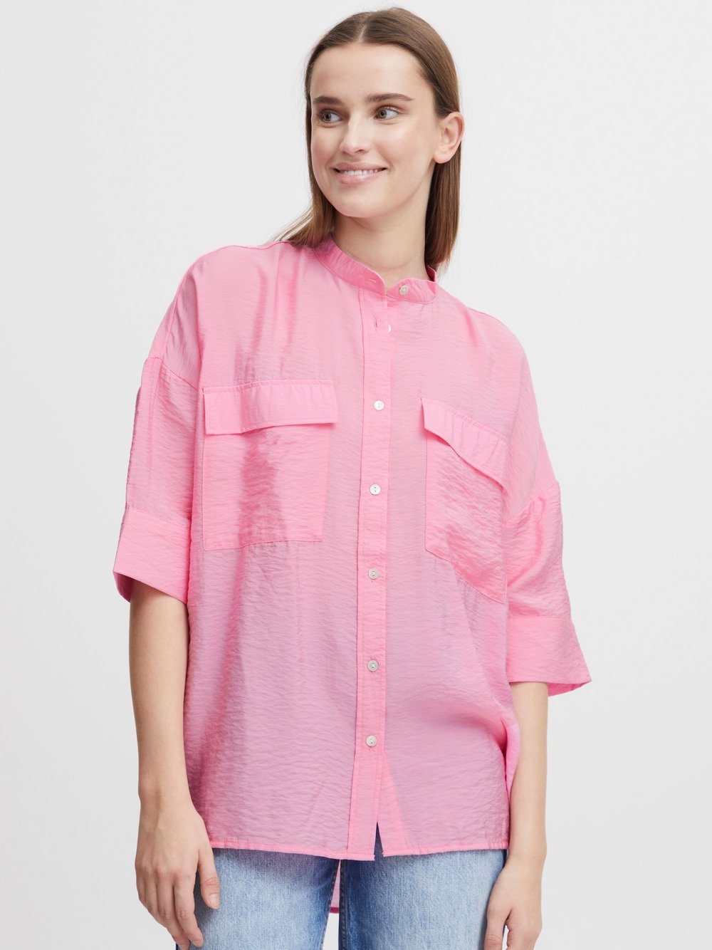 B.Young Shirtbluse Damen Viskose rosa, 40