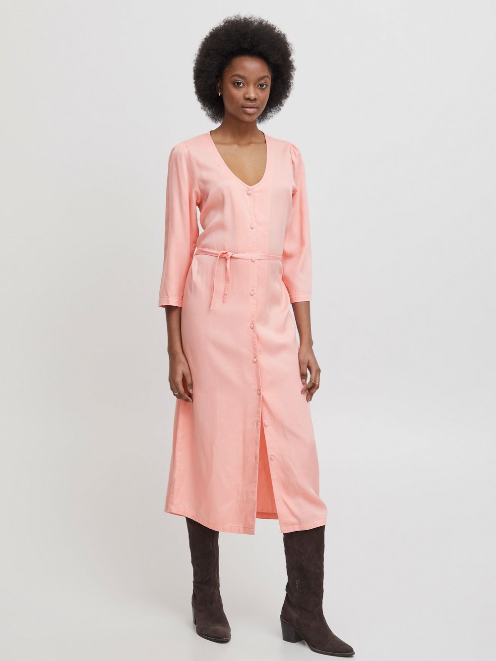 Atelier Rêve Blusenkleid Damen Lyocell rosa, 40