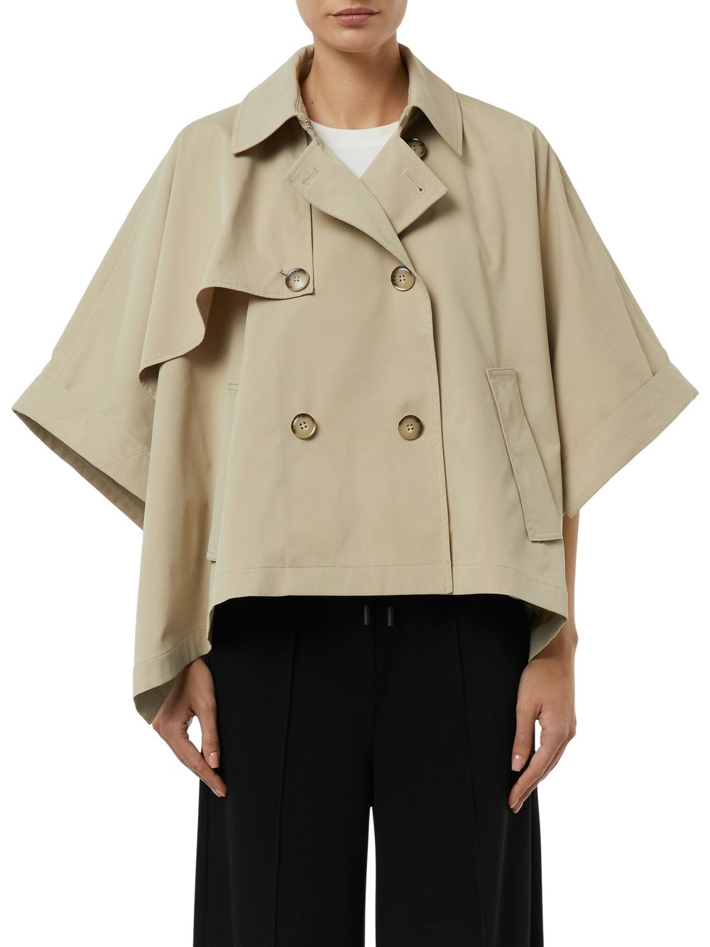 comma Trench-Cape Damen beige, M