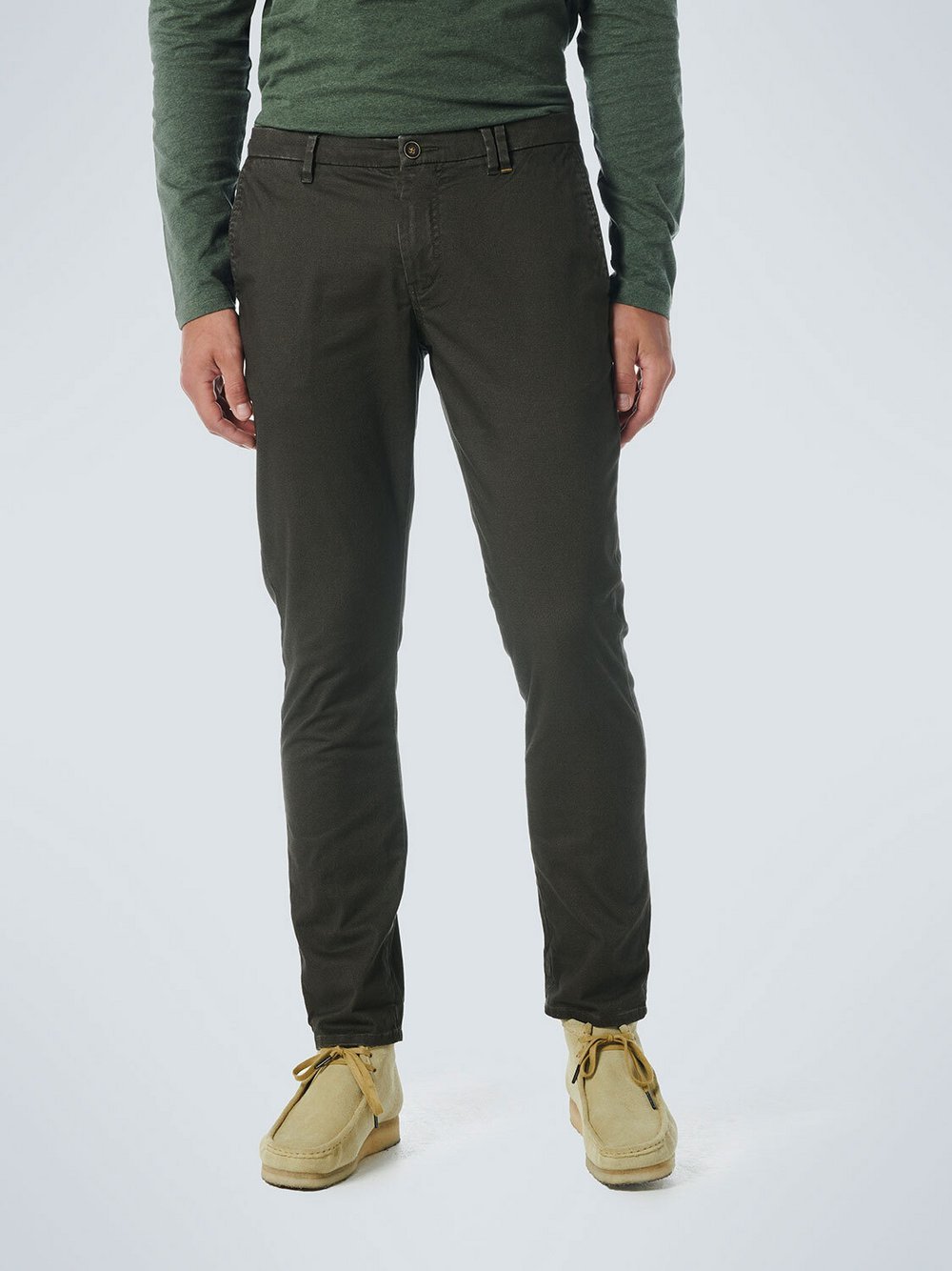 No Excess Chinos Herren Baumwolle braun, 31-32