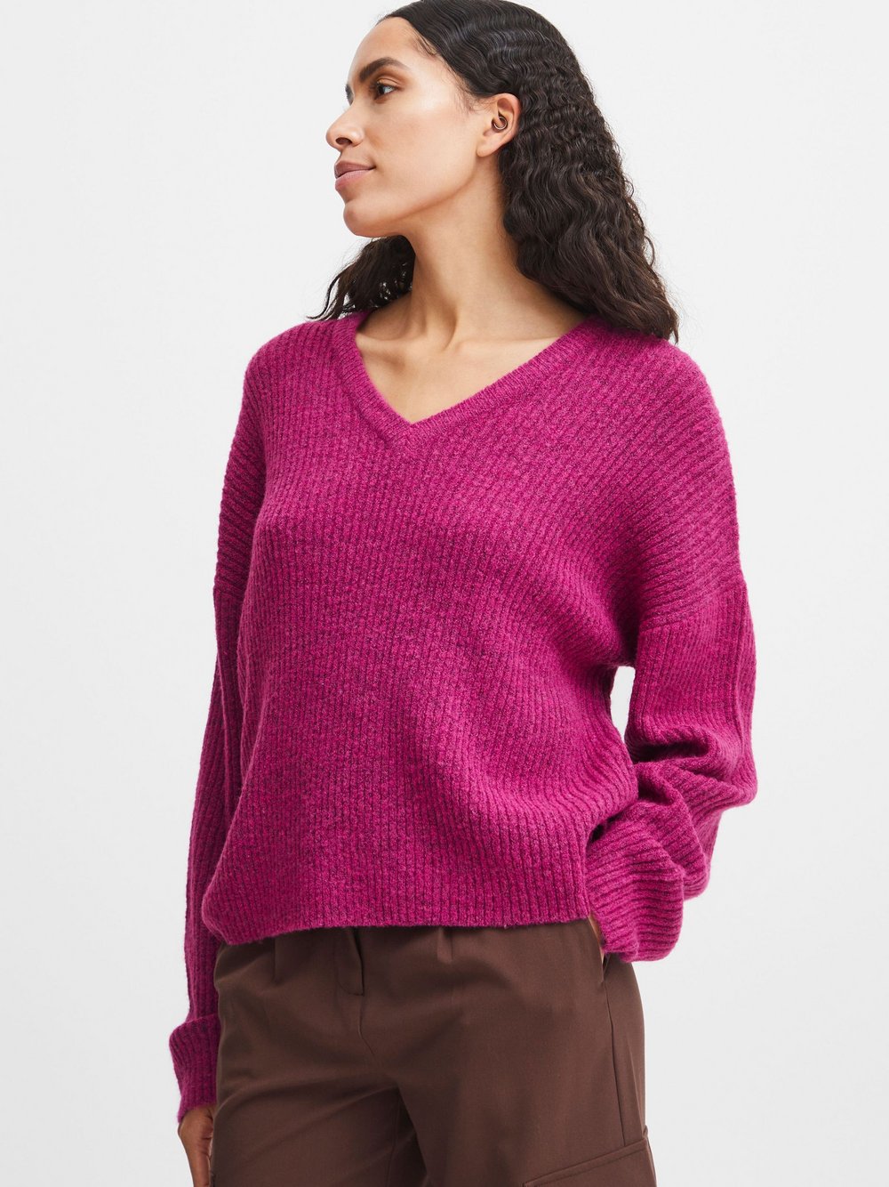 B.Young Strickpullover Damen pink, XS