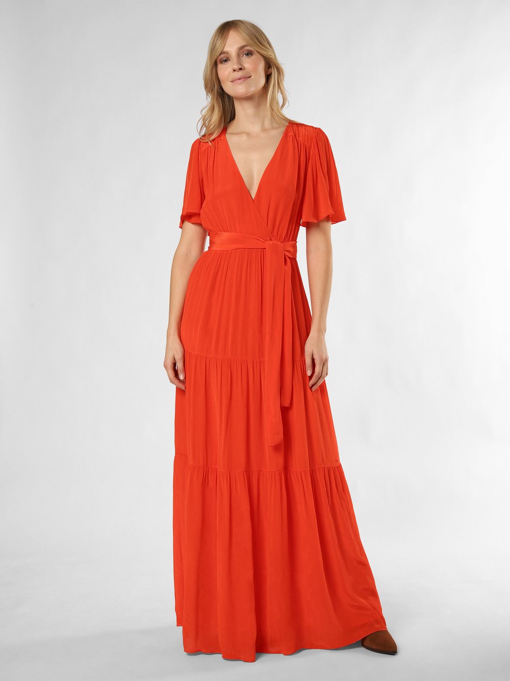 ba&sh Kleid Damen Viskose rot, 40