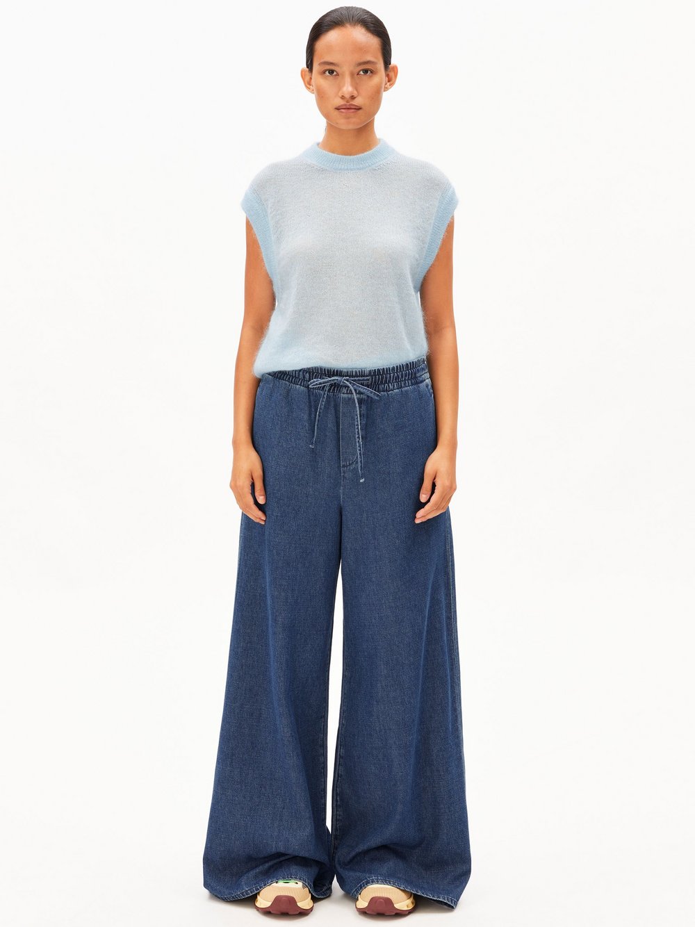 Thumbnail - ARMEDANGELS Jeans Damen Baumwolle blau, XL