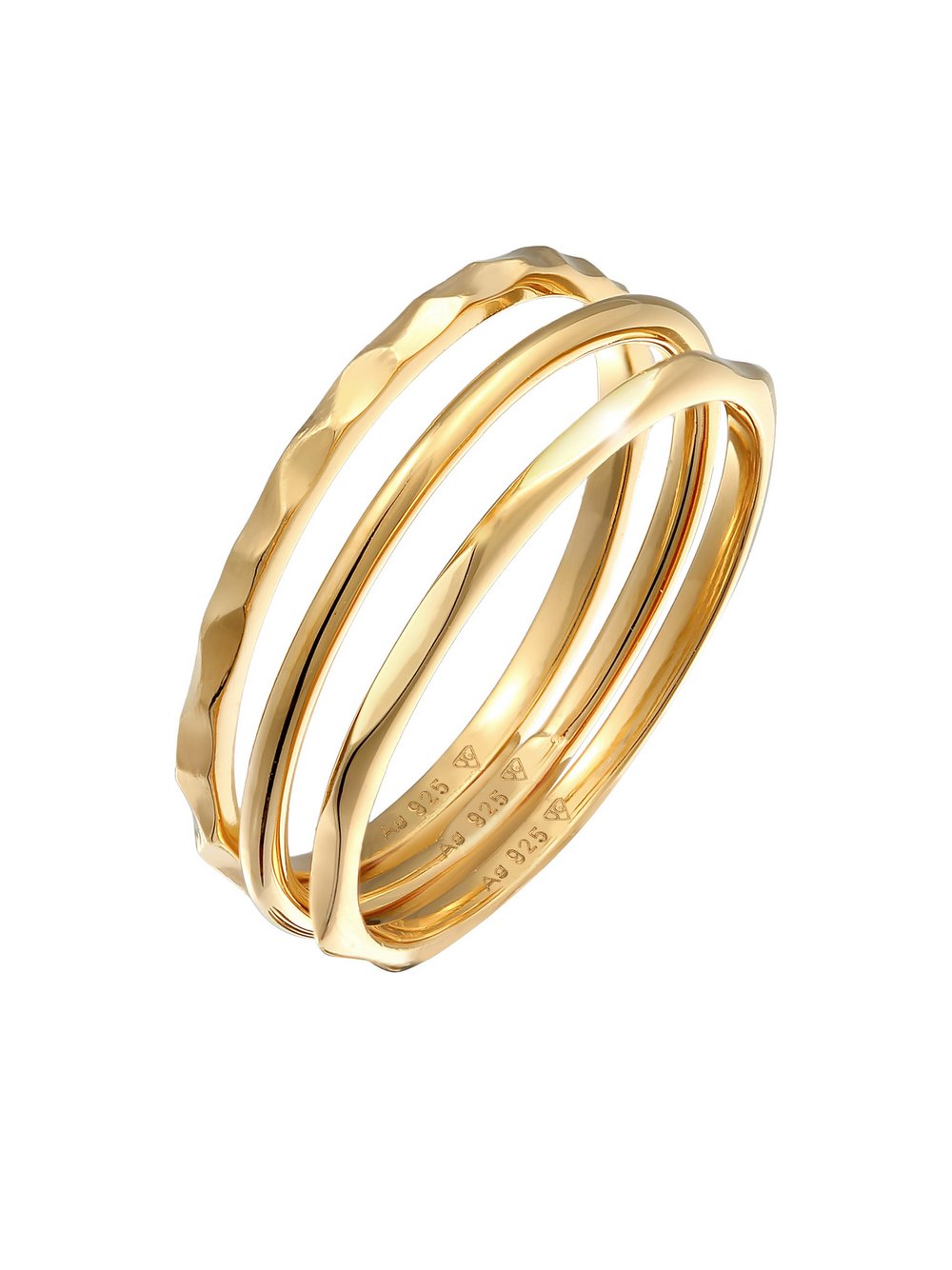 Elli Ring Damen Sterlingsilber gold, 58