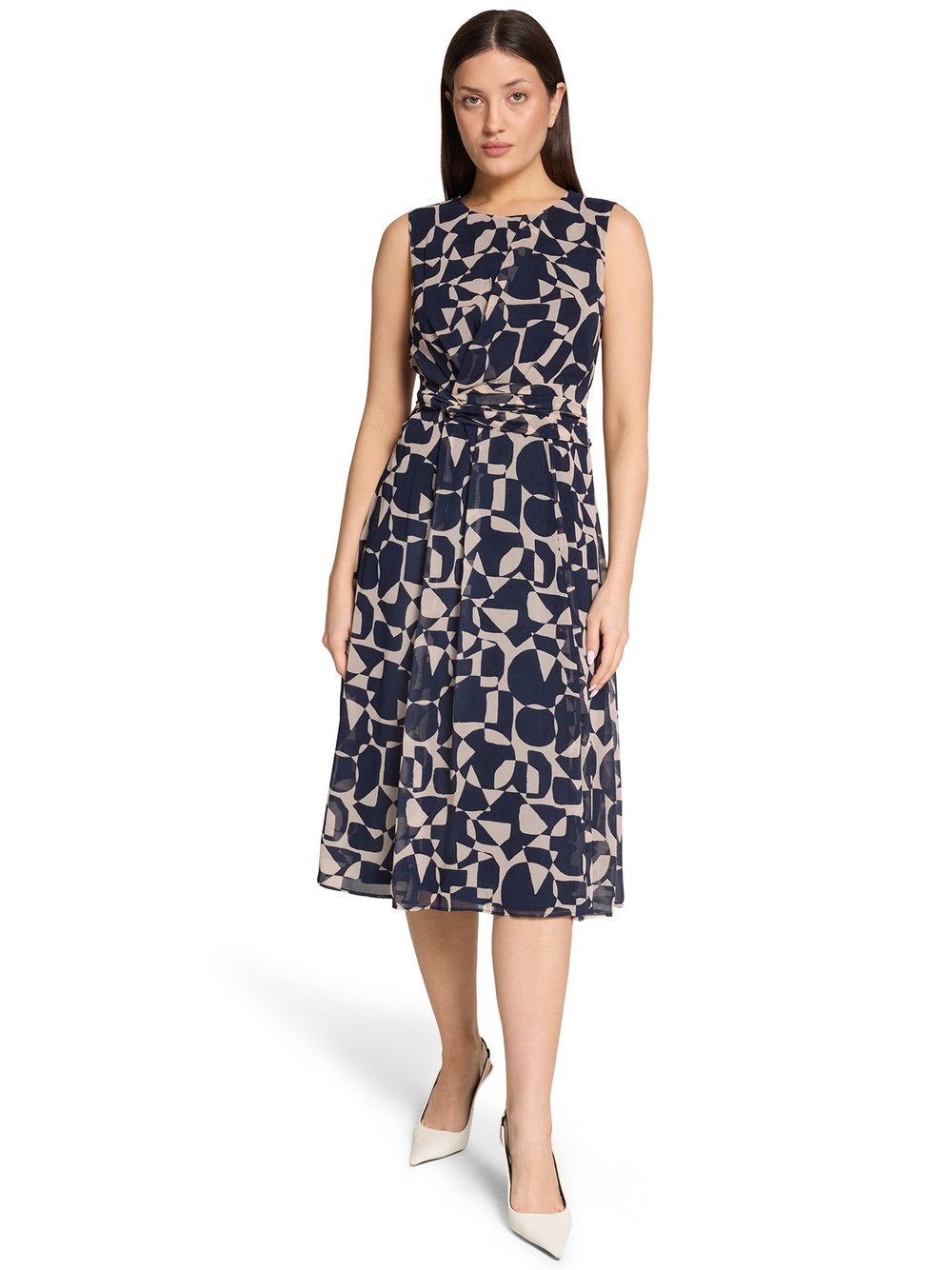 Betty & Co Sommerkleid Damen mehrfarbig gemustert, 38