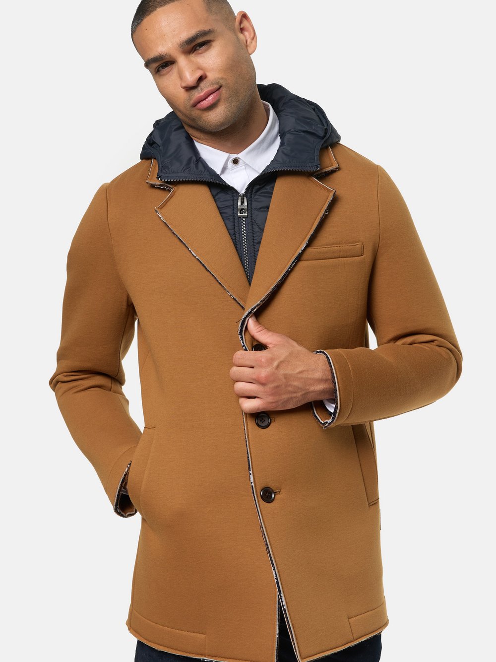 Indicode Mantel Herren braun, XXL