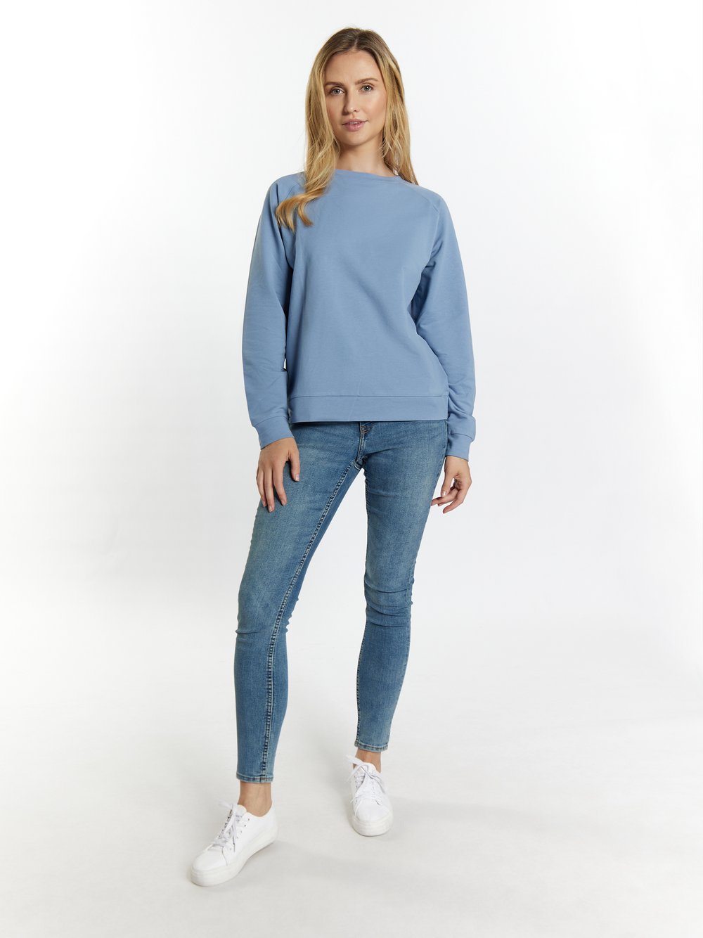 Usha Sweatshirt Damen Baumwolle blau, S