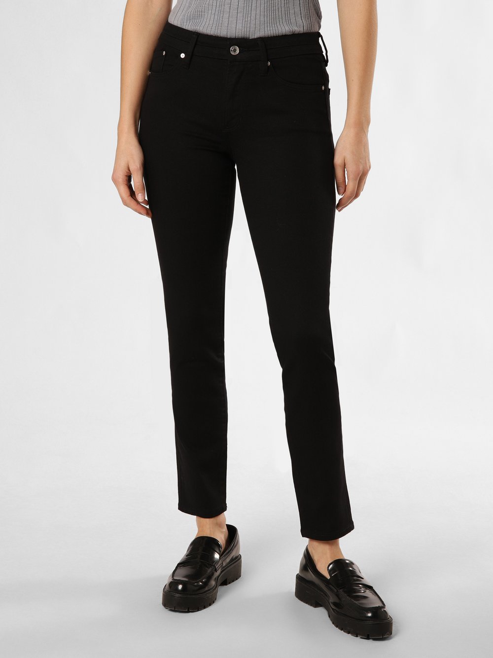 s.Oliver Jeans Damen Baumwolle schwarz, 36-30