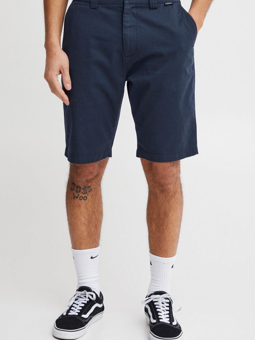 11 Project Chinoshorts Herren blau, L