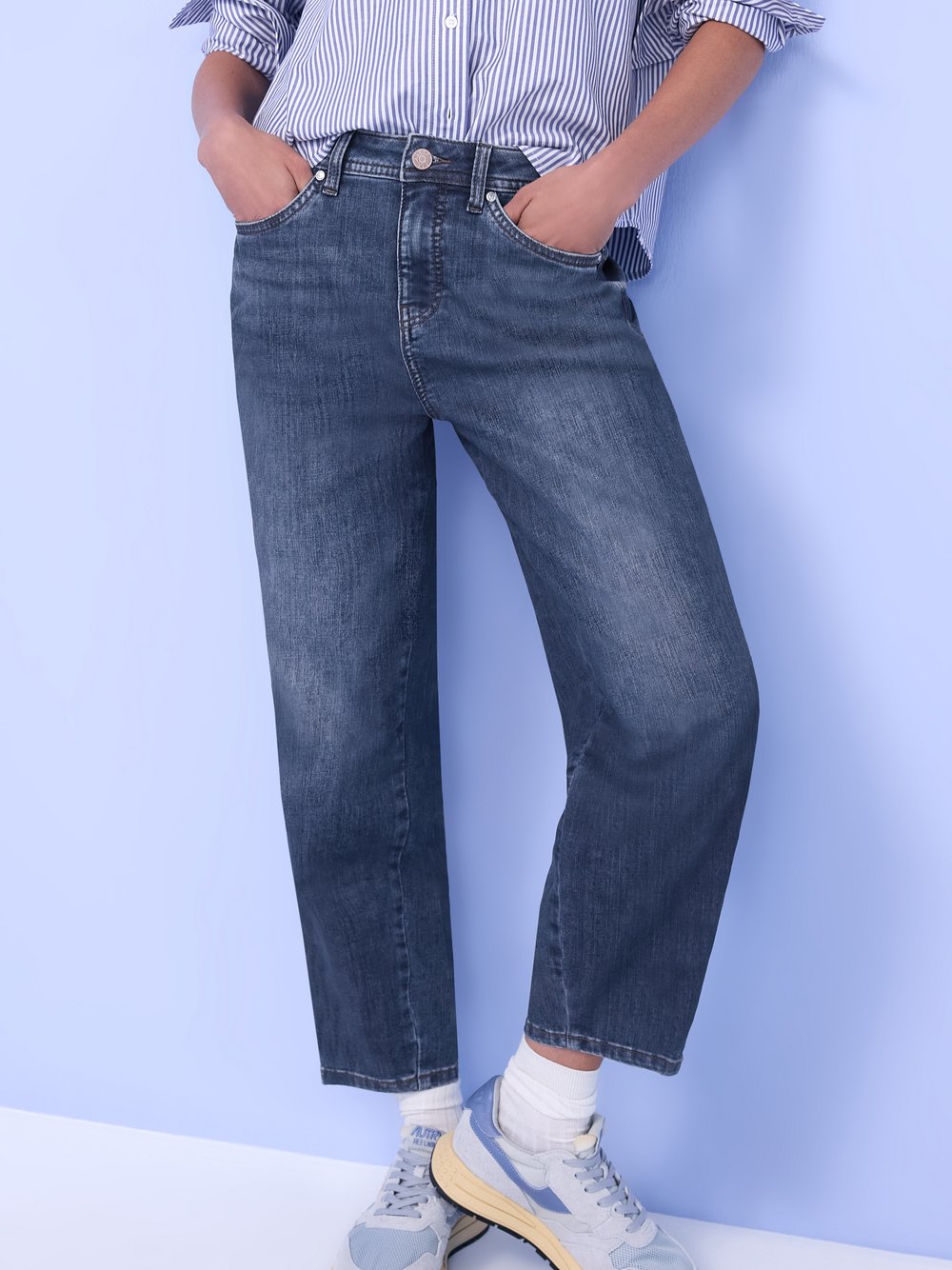 Street One Jeans Damen Baumwolle blau, 34-28