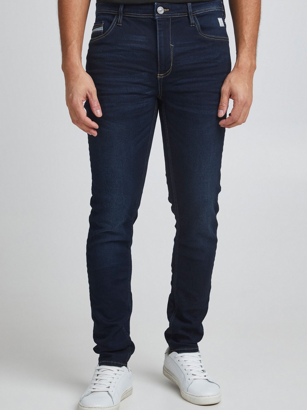 11 Project 5-Pocket-Jeans Herren Baumwolle blau, 30-34