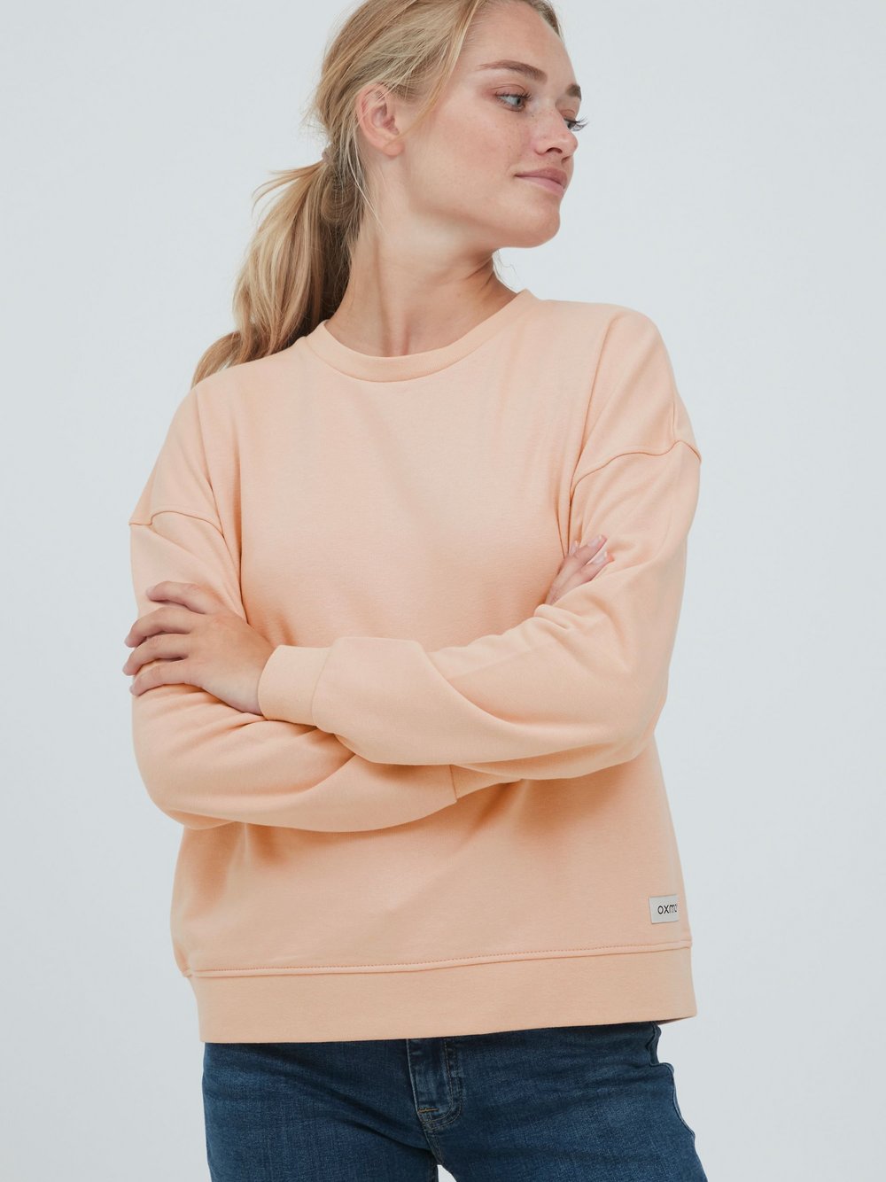 OXMO Sweatshirt Damen rosa, L