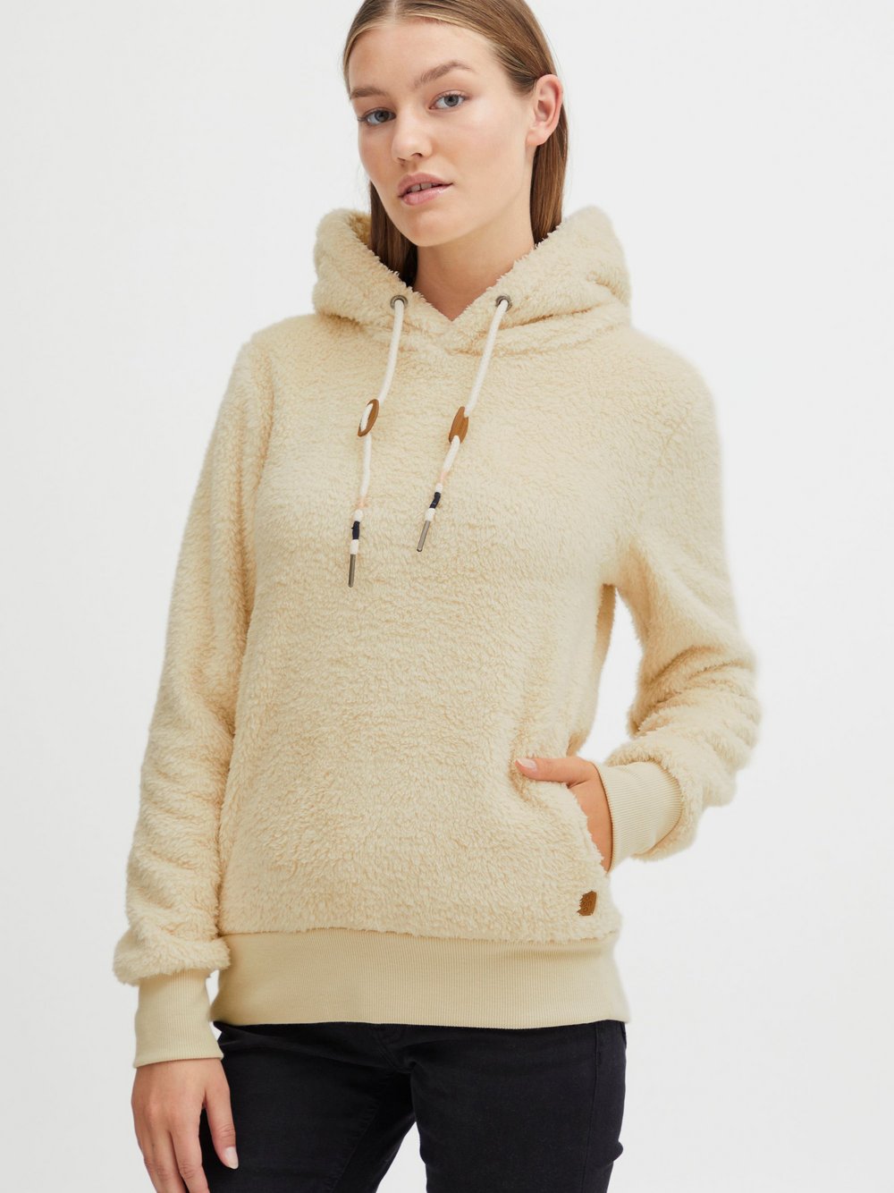 OXMO Hoodie Damen beige, L