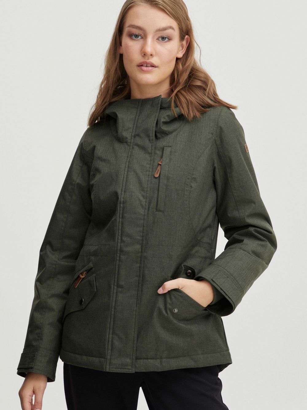 OXMO Kurzjacke Damen grün, L