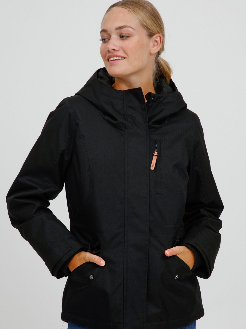 OXMO Kurzjacke Damen schwarz, M