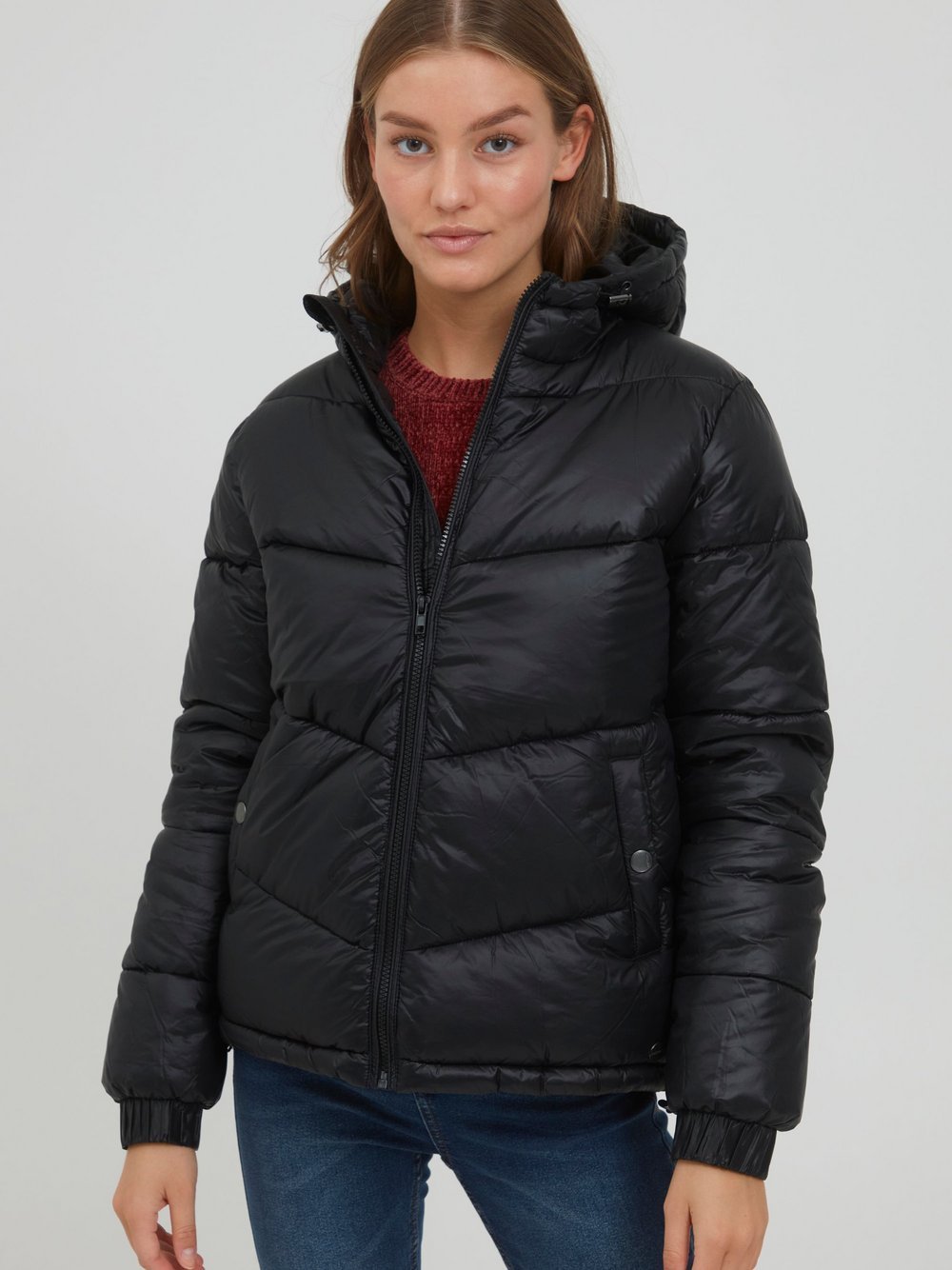 OXMO Steppjacke Damen schwarz, L