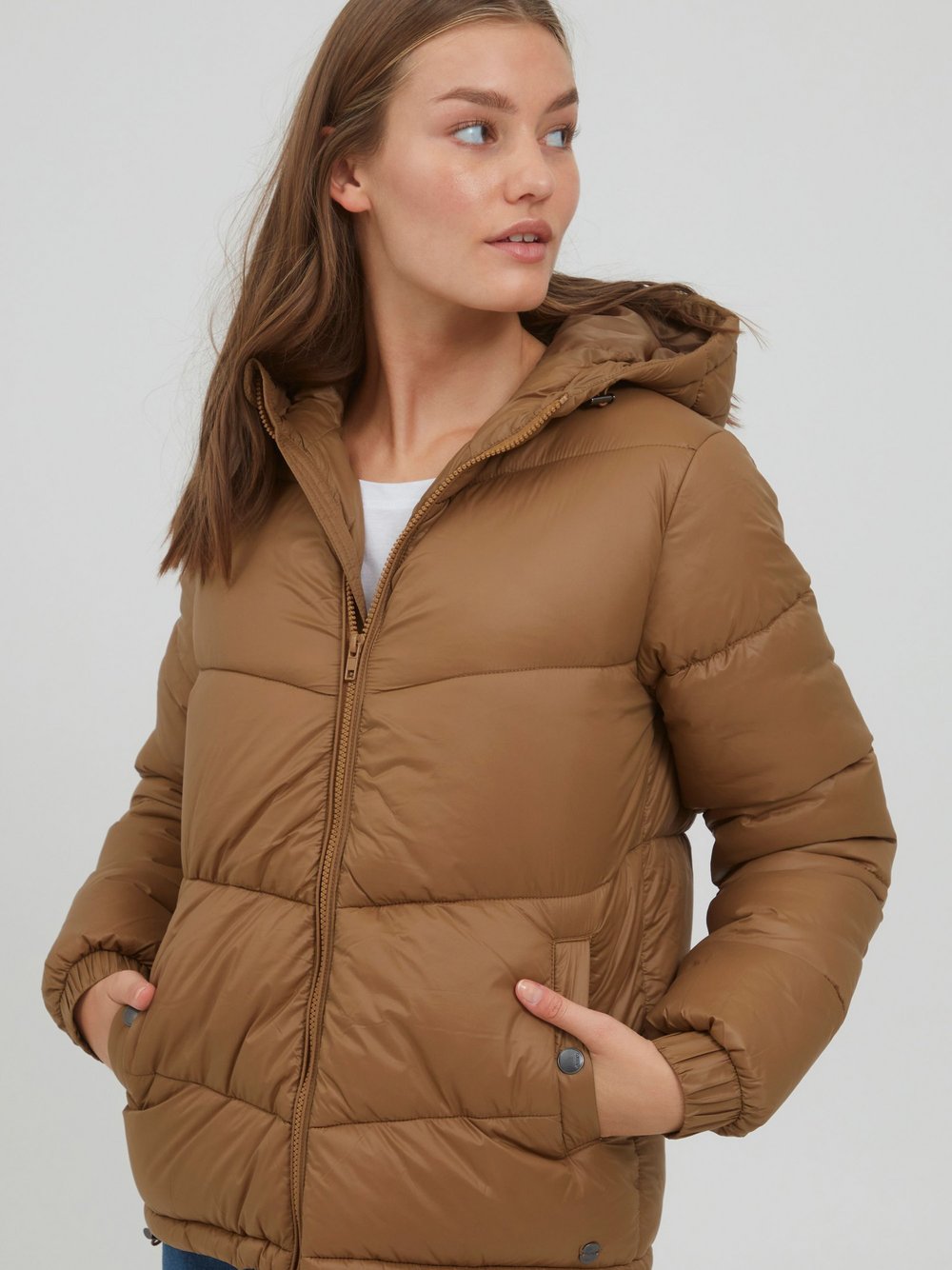 OXMO Steppjacke Damen braun, M