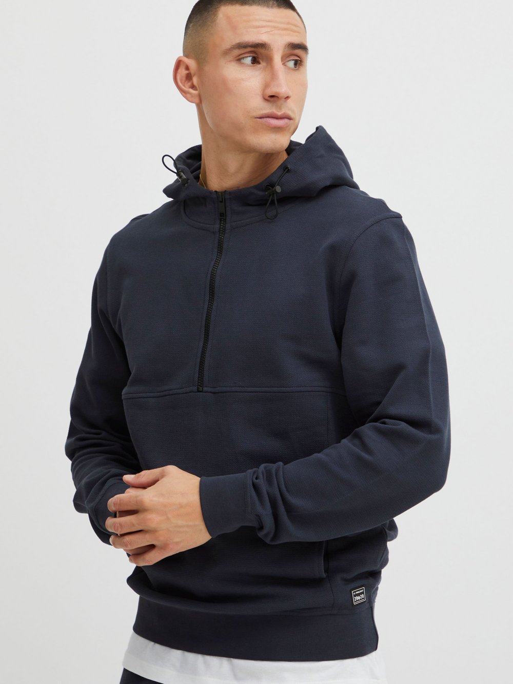 11 Project Hoodie Herren Baumwolle blau, L