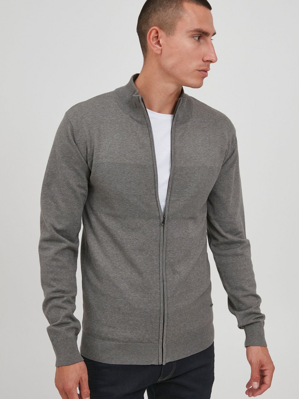 Indicode Strickjacke Herren grau, XXL