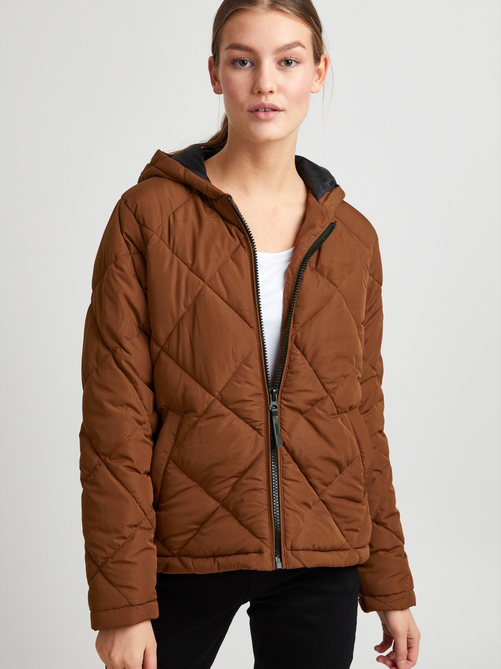 OXMO Steppjacke Damen braun, L